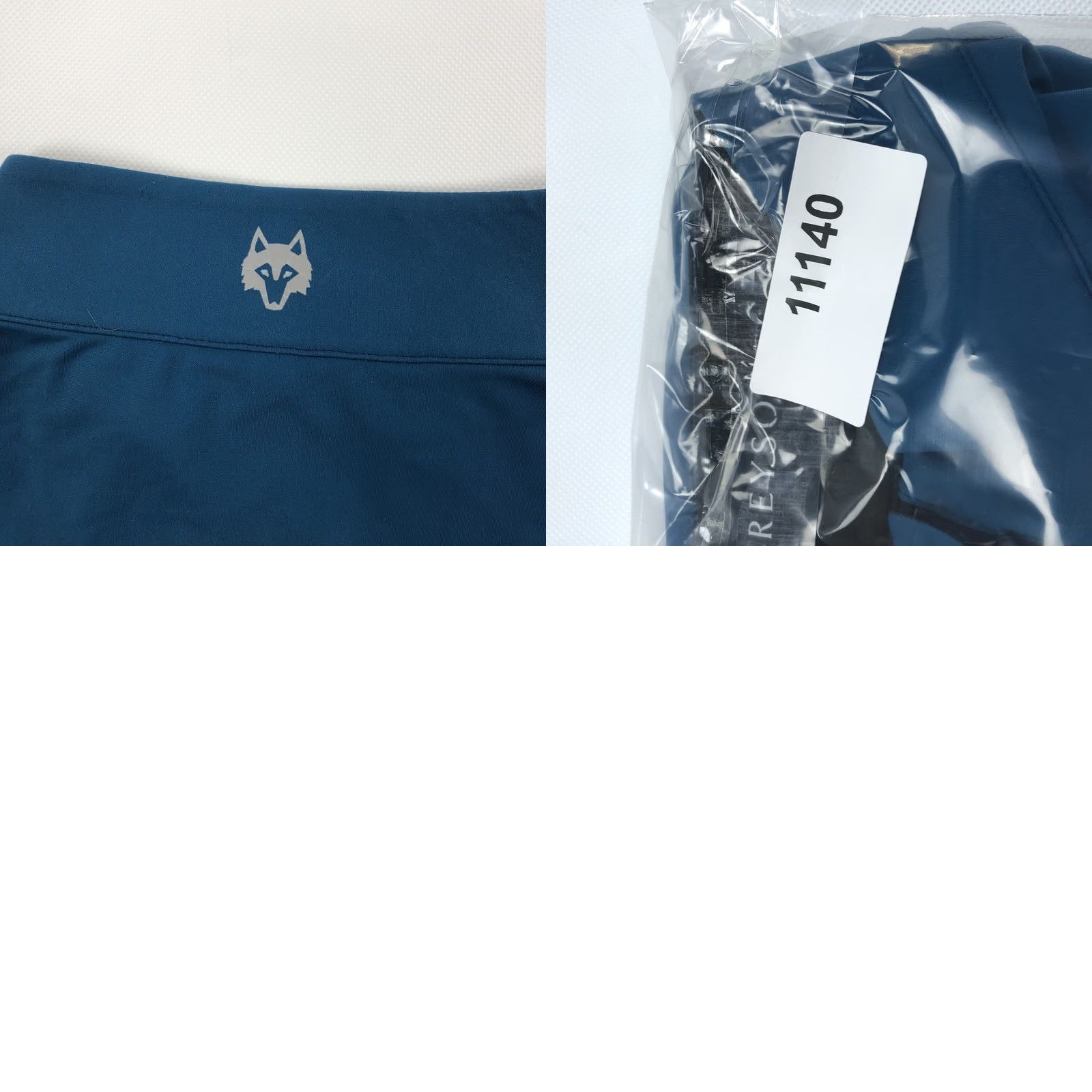 Vintage GREYSON Men's Wolf Logo Activewear Quarter Zip Pullover Shirt M Teal Blue Size US M / EU 48-50 / 2 - 9 Thumbnail