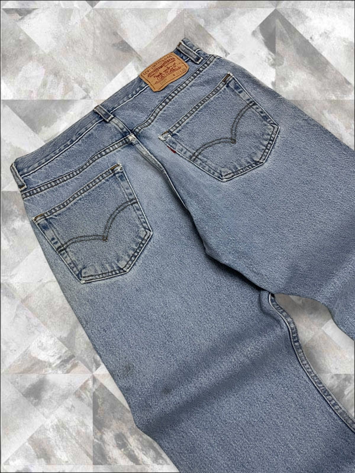 Levi's Vintage Clothing Vintage Designer Levis 505 Distressed Cloud Blue Denim Size US 30 / EU 46 - 14 Thumbnail