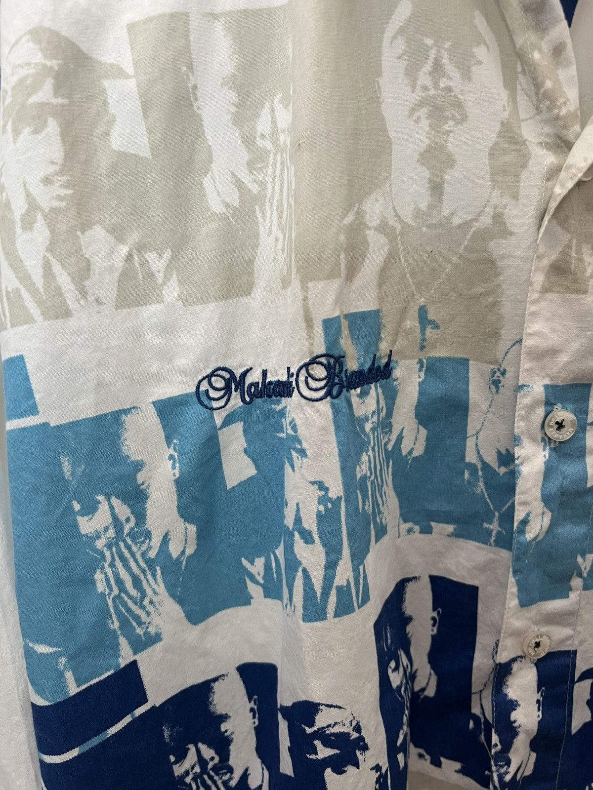 Makaveli VINTAGE RARE MAKAVELI BRAND TUPAC BUTTON UP Size US L / EU 52-54 / 3 - 2 Thumbnail