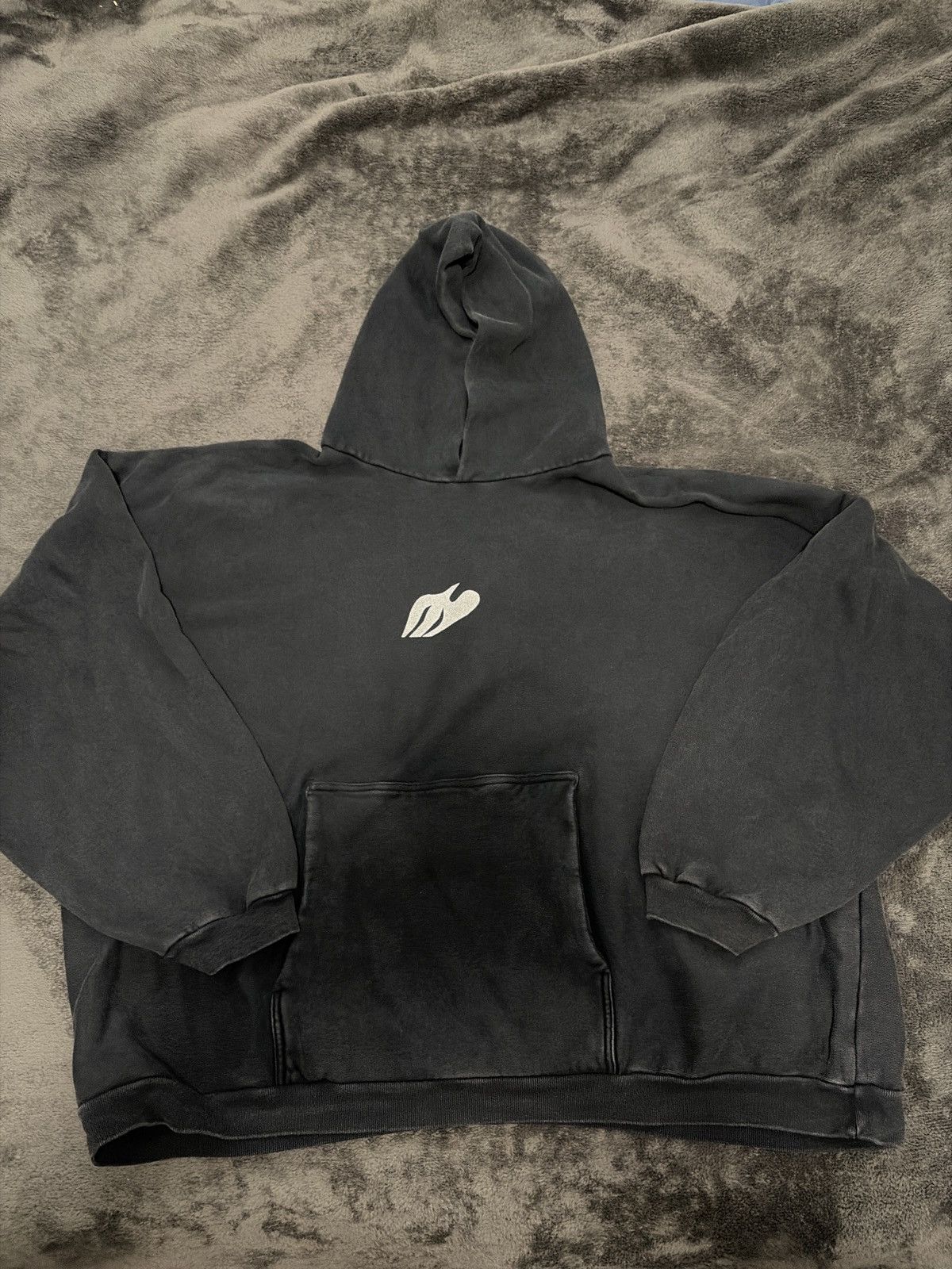 トップス YZY DONDA SLAM Hoodie L BLACK Kanye West DONDA Doves Slam Hoodie Washed Black Men's - FW21 - US