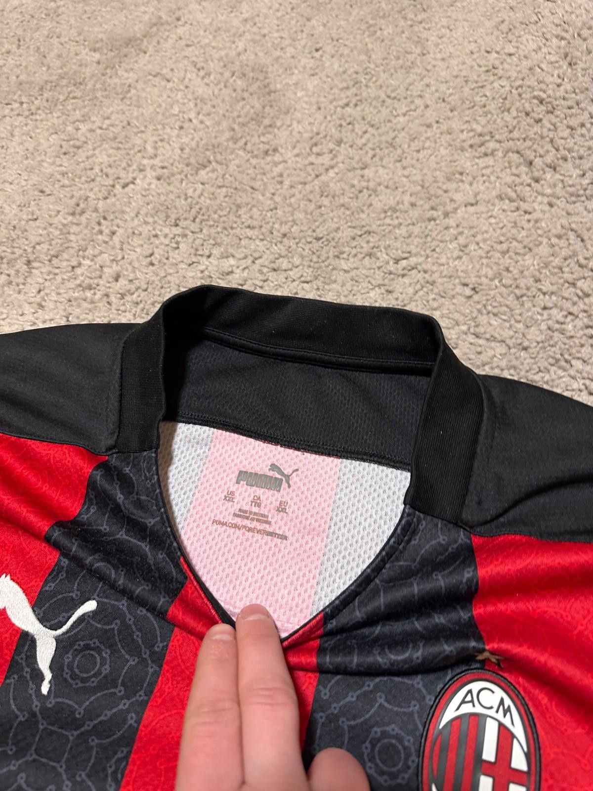 Puma #11 Ibrahimovic Ac Milan2020/21 Football Shirt Soccer Jersey Size US XXL / EU 58 / 5 - 5 Thumbnail