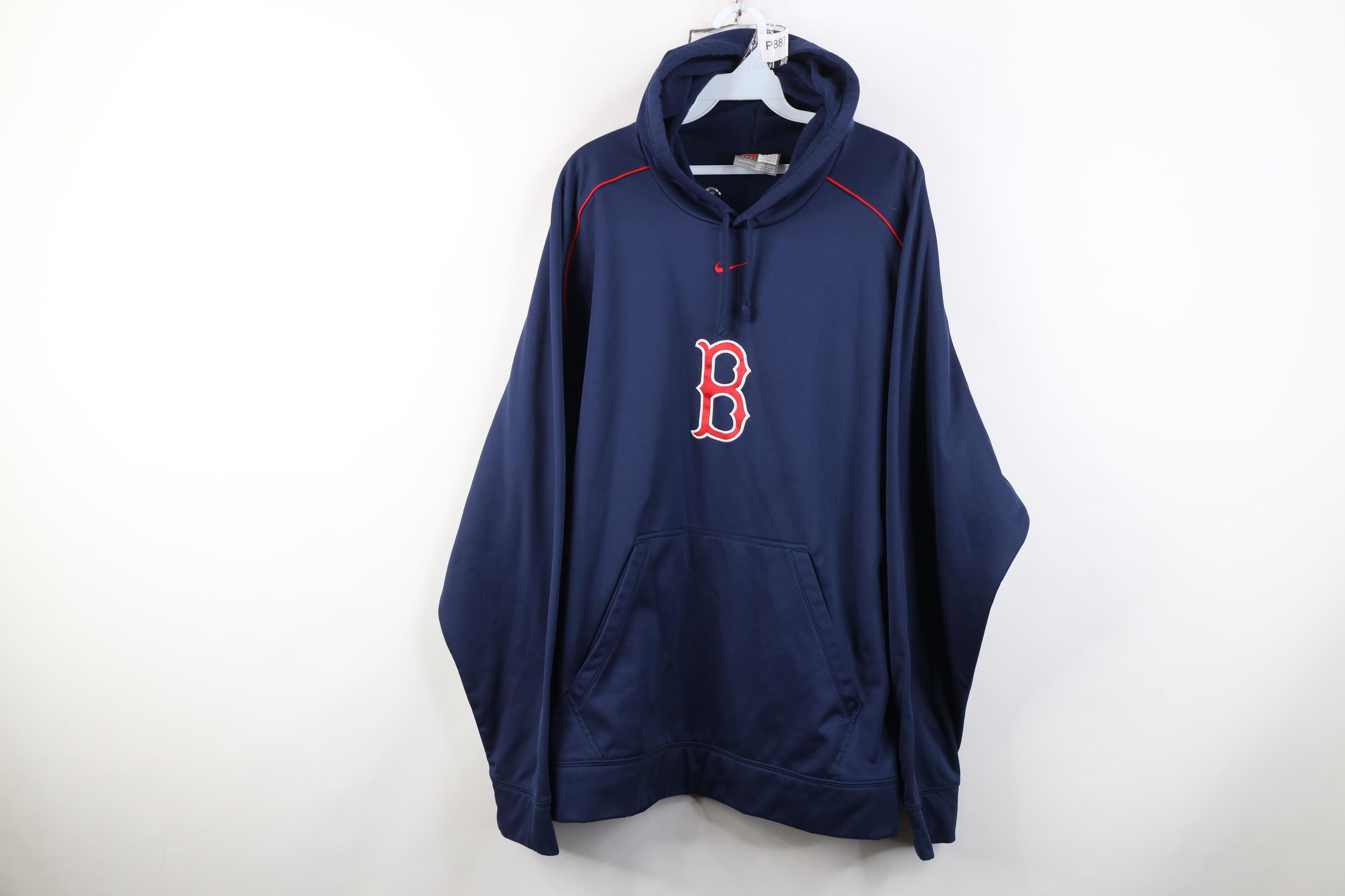 Nike Vintage Nike Swoosh Boston Red Sox Baseball Hoodie Blue Size US XXL / EU 58 / 5 - 1 Thumbnail
