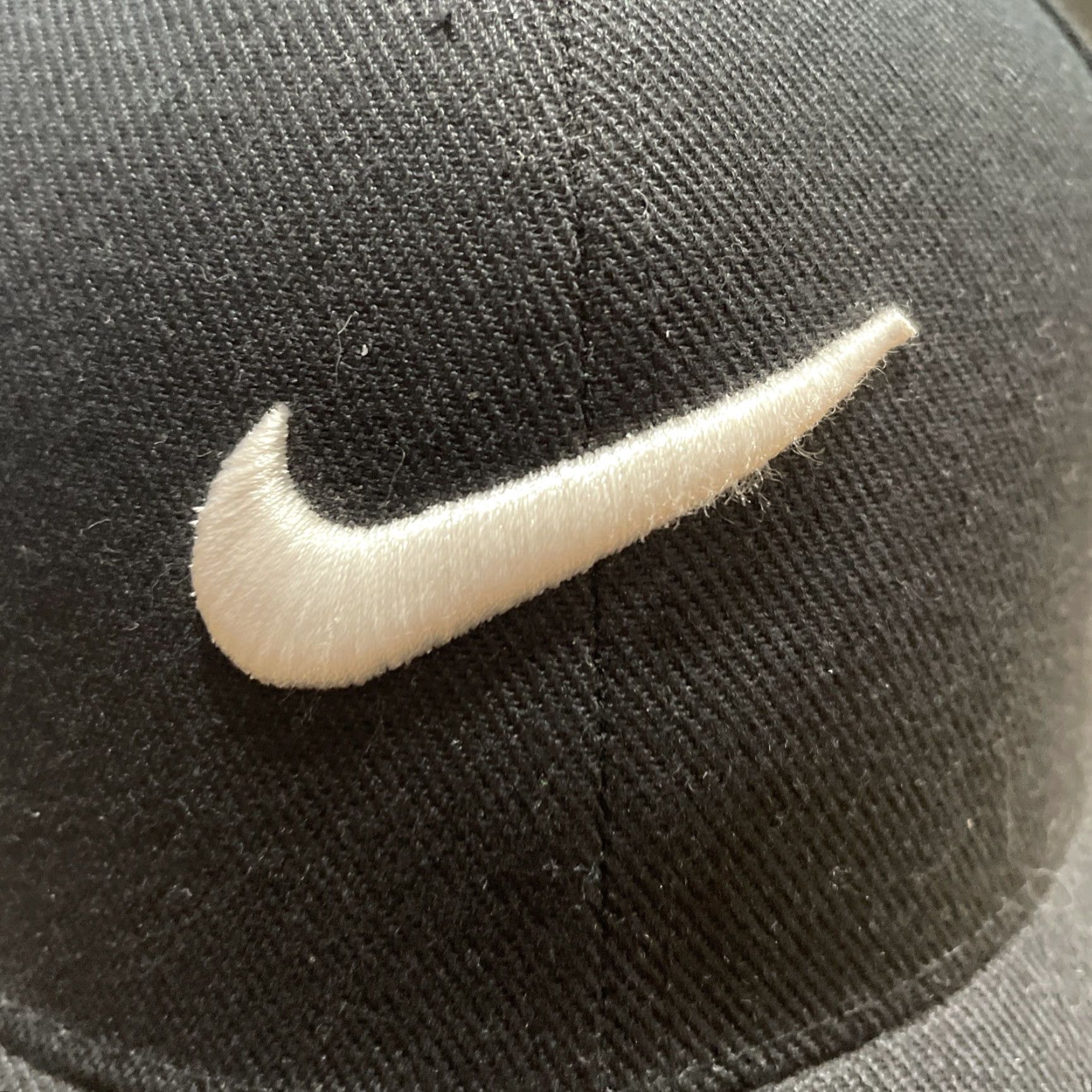 Nike Nike Check Logo Hat Black White Streetwear Adjustable Clasp Adult Men Size ONE SIZE - 7 Thumbnail