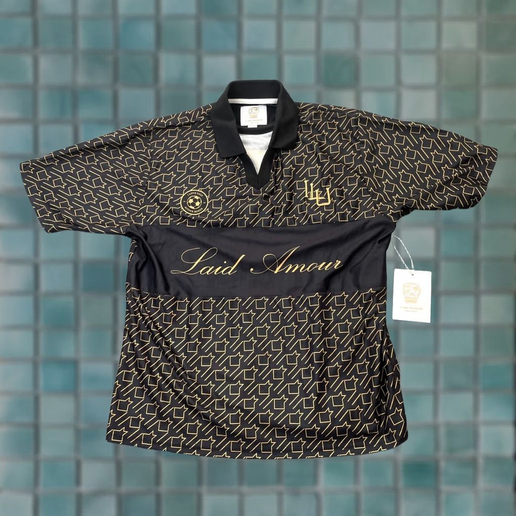 I Love Ugly I Love Ugly Polo Shirt Mens Large Black Embroidered Logo Geometric Short Sleeve Casual Collar Shirt Polo Size US L / EU 52-54 / 3 - 1 Thumbnail