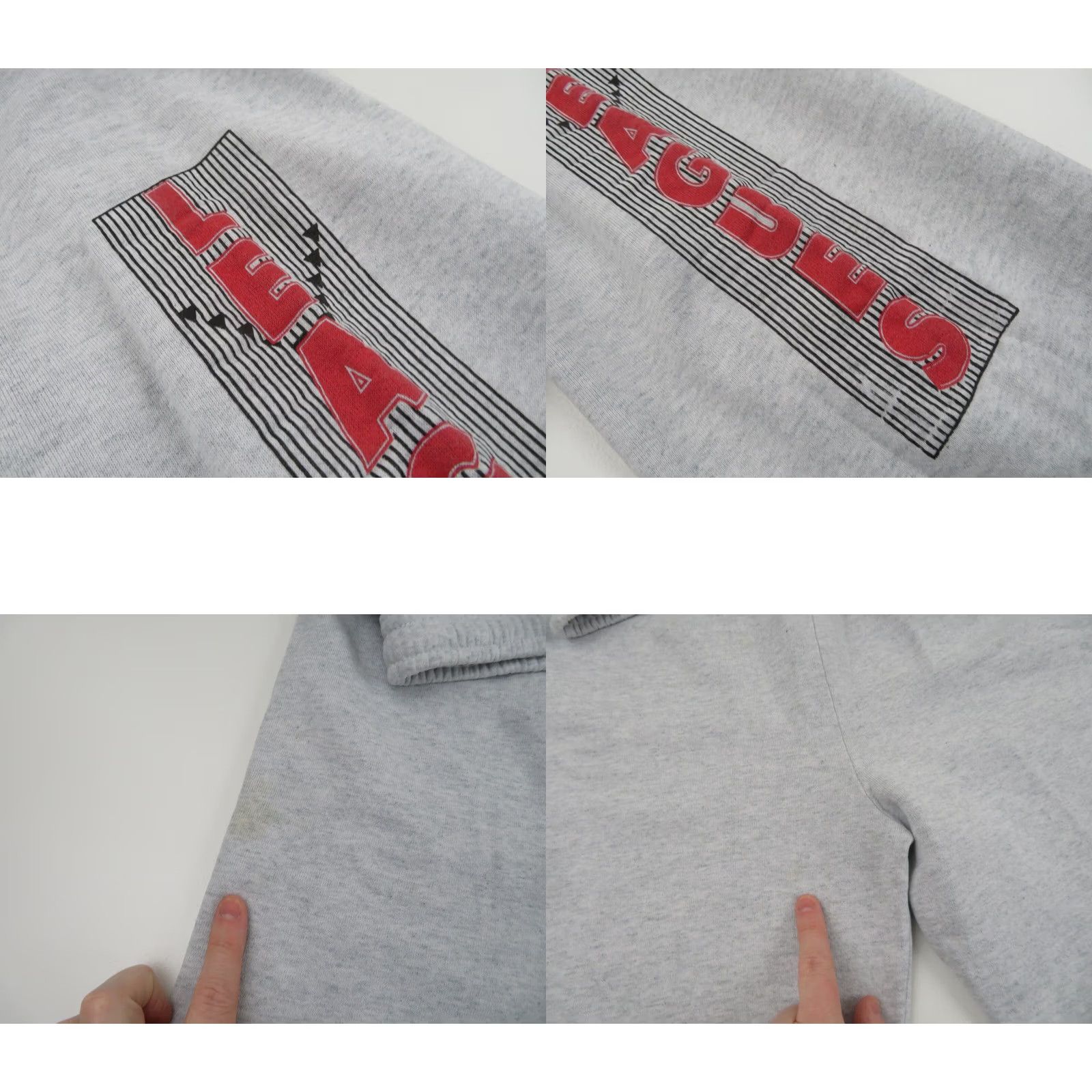 Fruit Of The Loom VINTAGE Fruit of the Loom Mens Pants Jogger 50/50 Sweat 80s 90s XL Gray Athletic Loose Fit Size US 36 / EU 52 - 8 Thumbnail