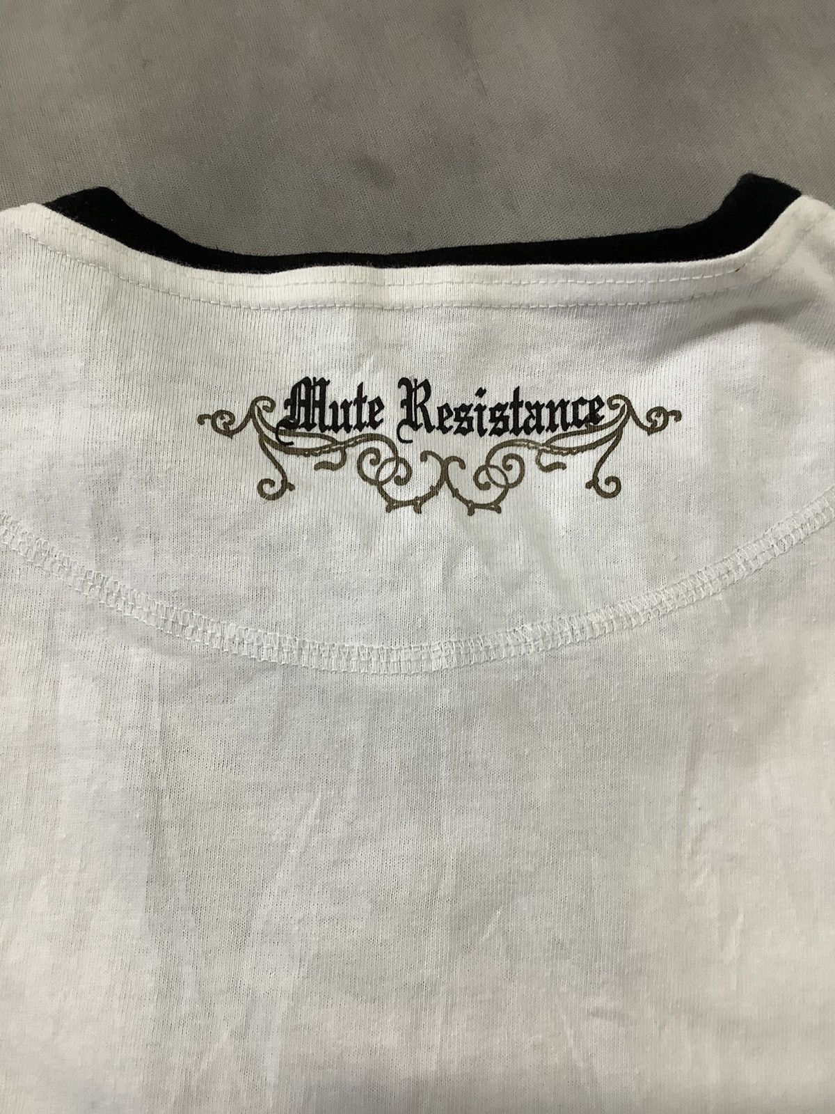 If Six Was Nine × In The Attic × Le Grande Bleu (L.G.B.) Y2K Beaumere Double Layer Poem Gothic Tee Size US L / EU 52-54 / 3 - 7 Thumbnail