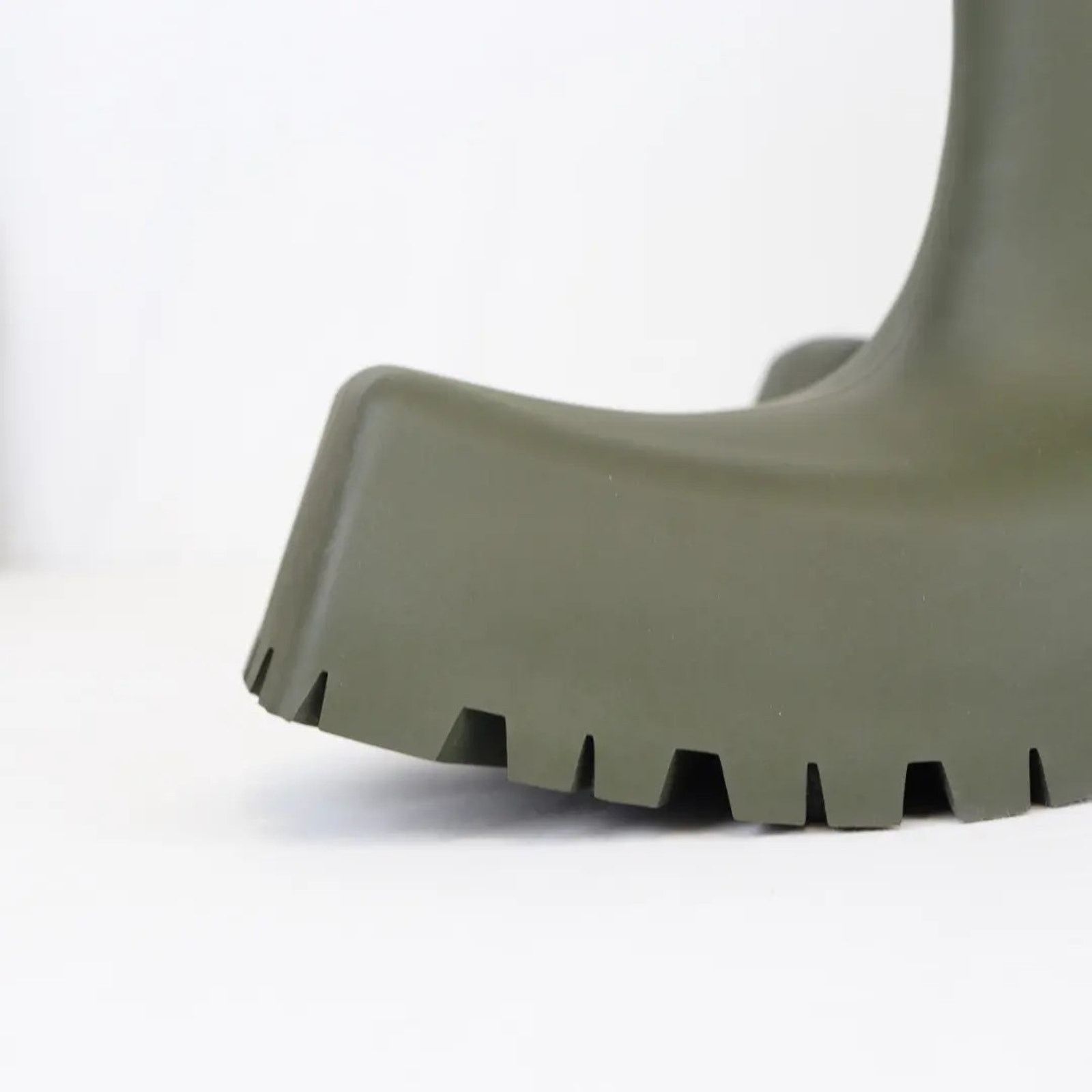 Balenciaga o1rshd1 Q:2 / Trooper Rubber Boots in Kaki Size US 9 / EU 42 - 6 Thumbnail
