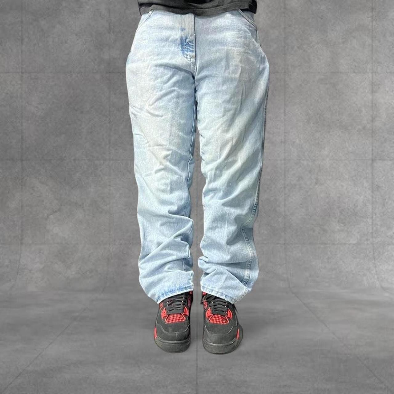 Vintage Crazy Vintage Y2K/2000s Baggy Skater Style Light wash Denim Jeans! Size US 36 / EU 52 - 1 Thumbnail