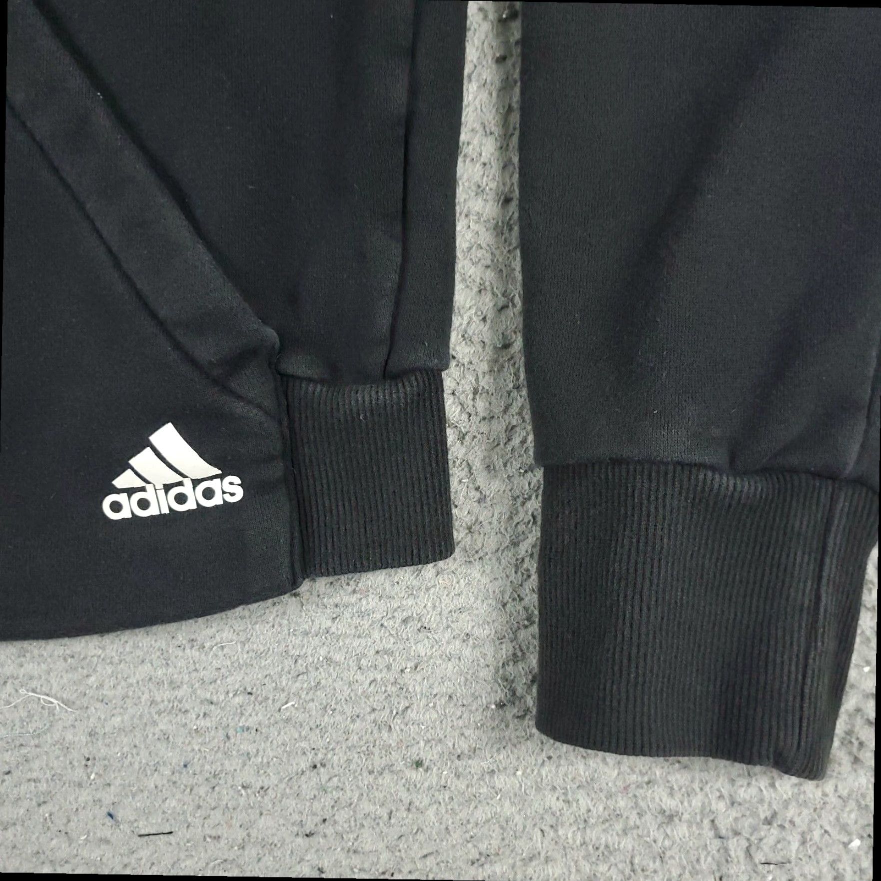 Adidas Womens Adidas Small Black Full Zip Up Hoodie Sweatshirt Ladies Size S / US 4 / IT 40 - 4 Thumbnail