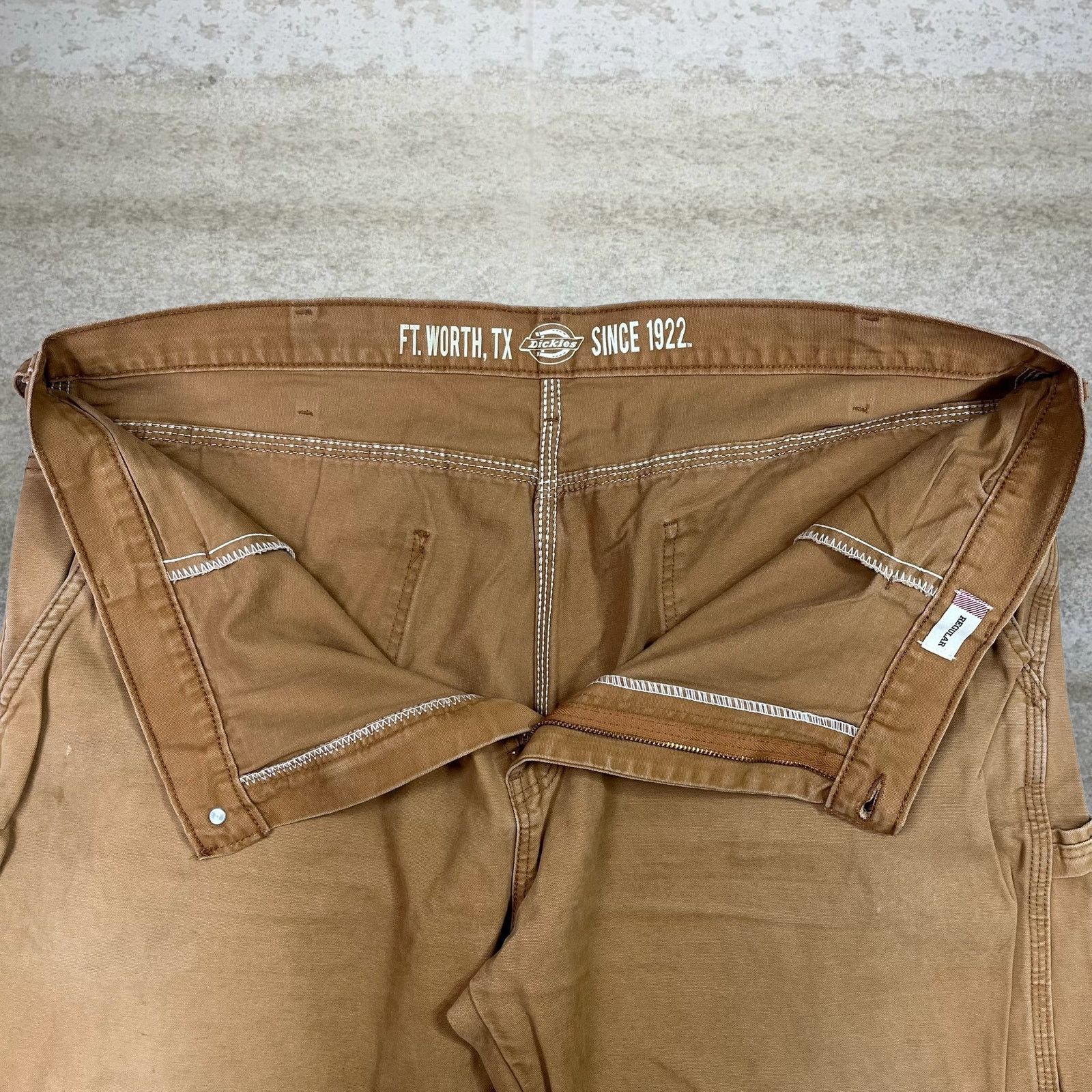 Dickies Vintage Y2K Dickies Carpenter Pants 40x32 Regular Fit Tan Size US 40 / EU 56 - 4 Thumbnail
