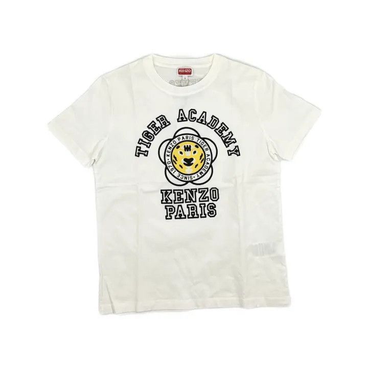 Kenzo Kenzo White Tiger Academy Graphic T-Shirt -2507 Size S / US 4 / IT 40 - 2 Thumbnail