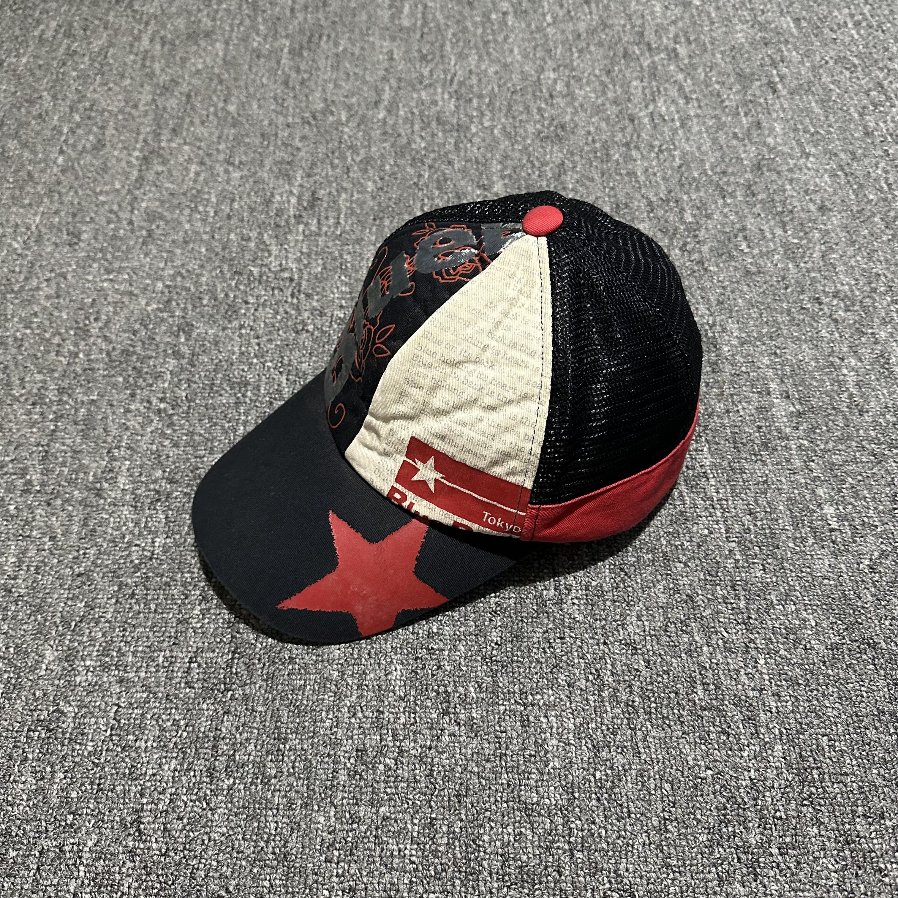 Blue Blue Japan Vintage Blue Blue Japan Trucker Hat Size ONE SIZE - 3 Thumbnail
