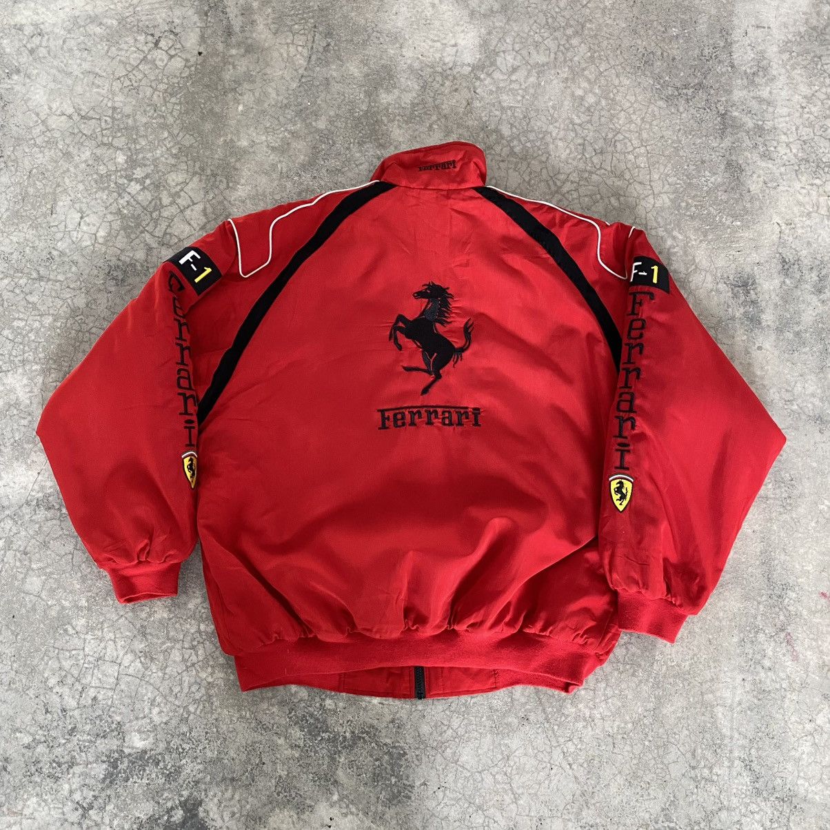 Ferrari Vintage 1996 Ferrari Formula 1 Nice Man Racing Jacket Size US XXL / EU 58 / 5 - 12 Thumbnail