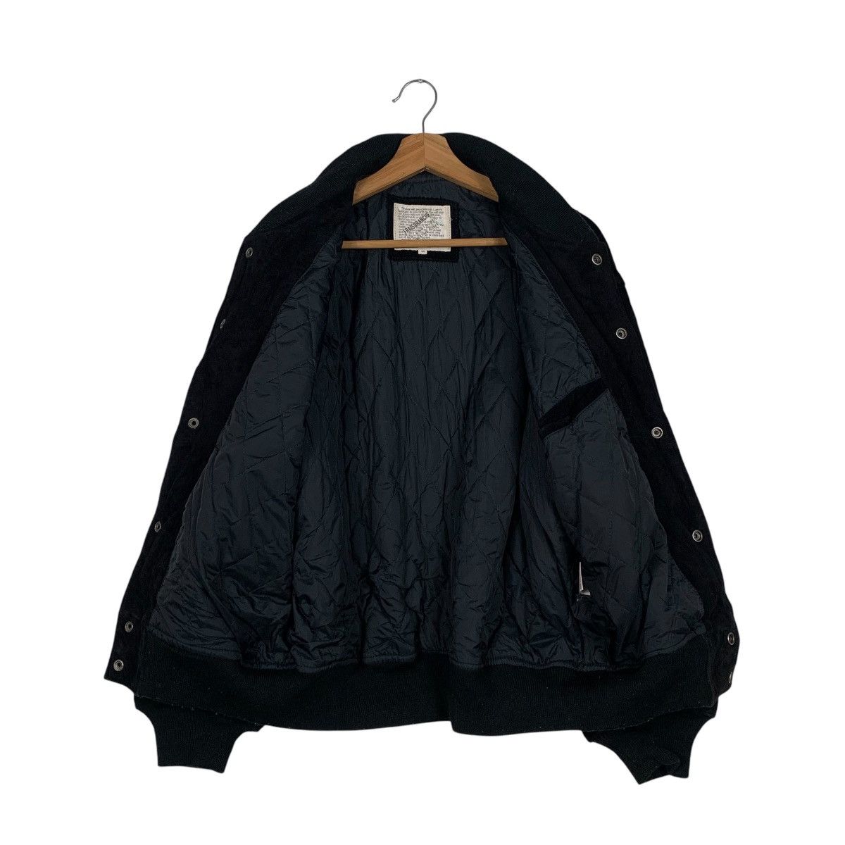 Japanese Brand FRAISBRANCHE Cowhide Black Suede Leather Jacket #1941-C84 Size US M / EU 48-50 / 2 - 11 Thumbnail