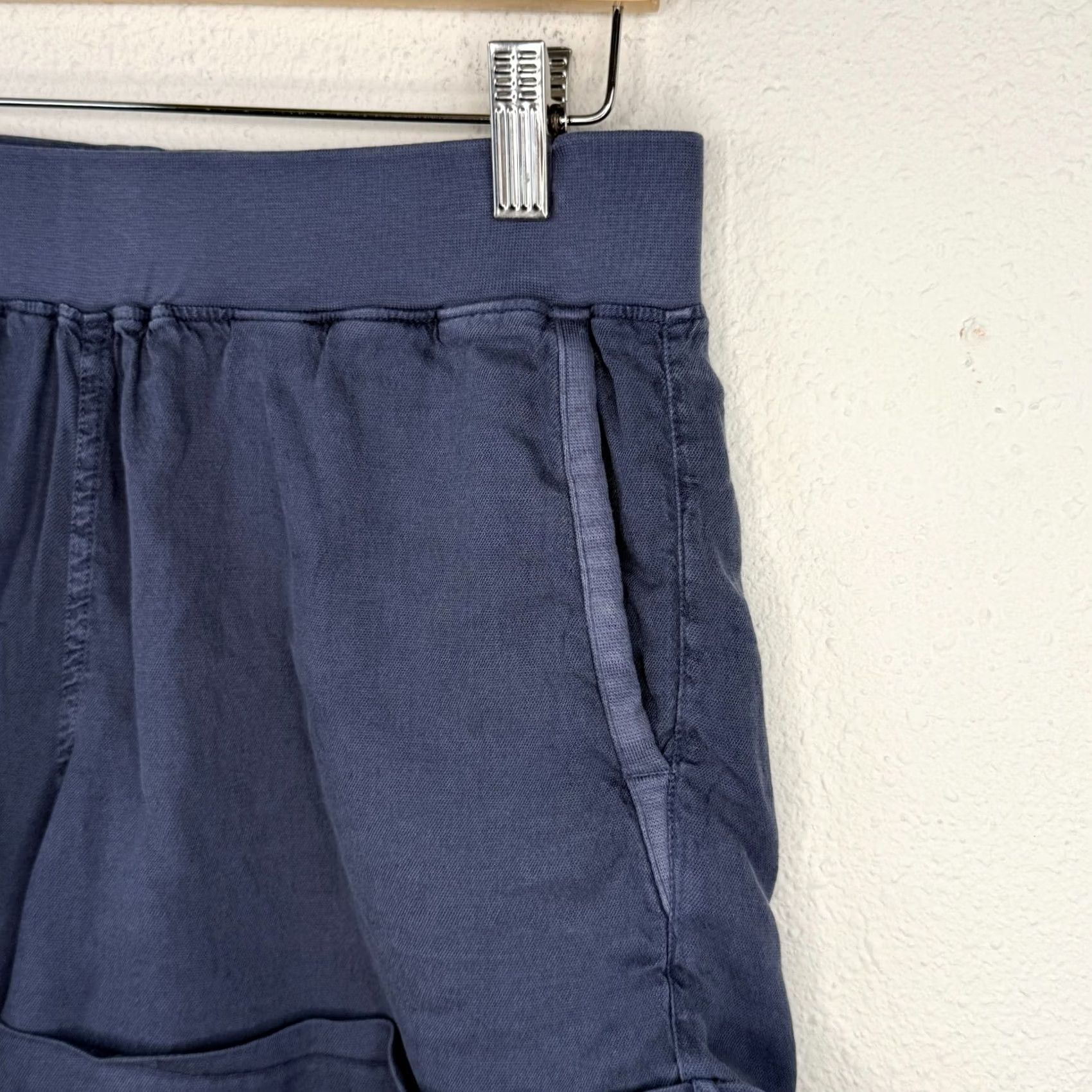 Faherty Faherty Shorts Women's M Pull On Breathable Linen Tencel Blue Capabilities: Pockets, Casual, Travel, Activewear, Gorpcore - Regular Fit Size 32" / US 10 / IT 46 - 2 Thumbnail