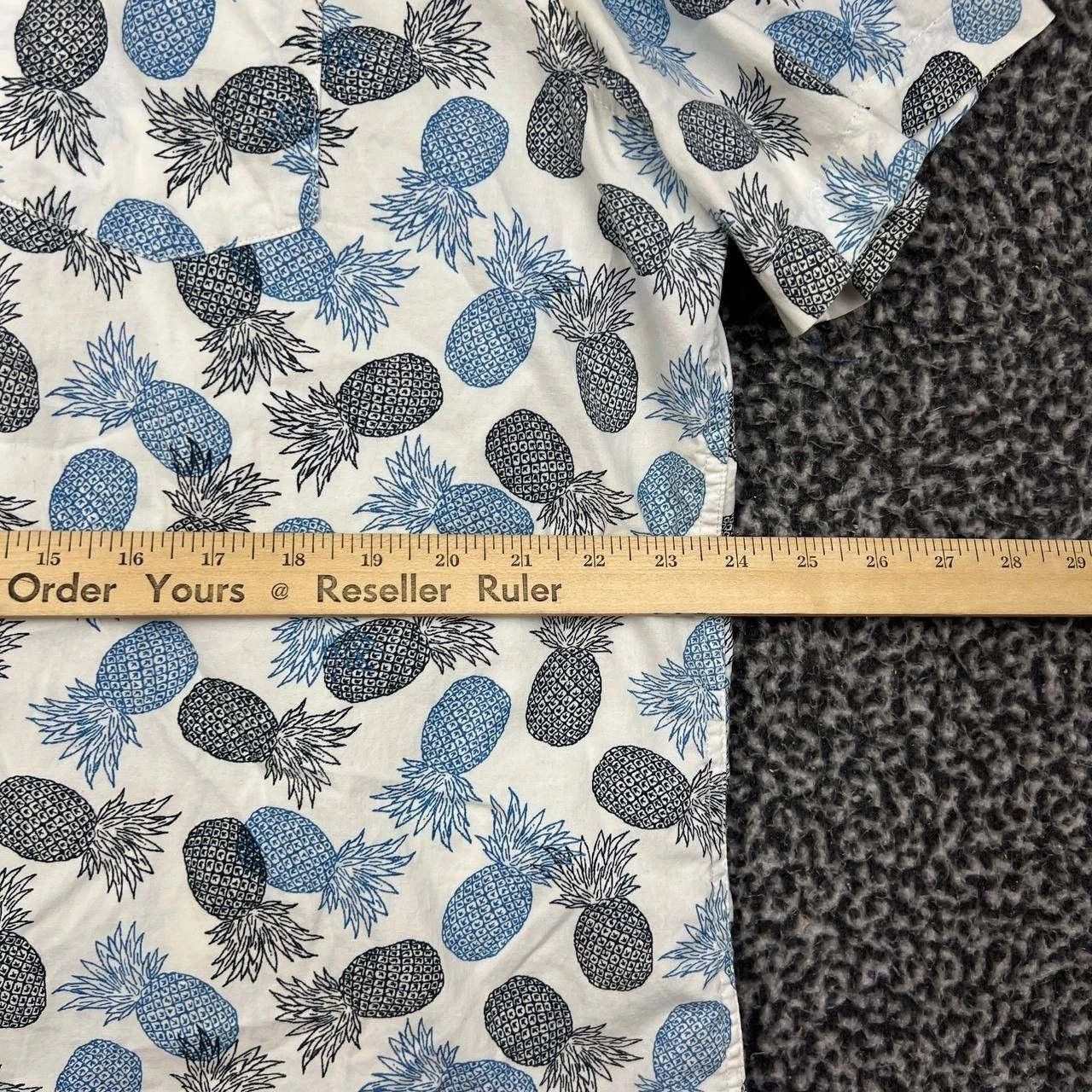 Other Sonoma Button Down Shirt Men XL Pineapple Print Cotton Size US XL / EU 56 / 4 - 3 Thumbnail