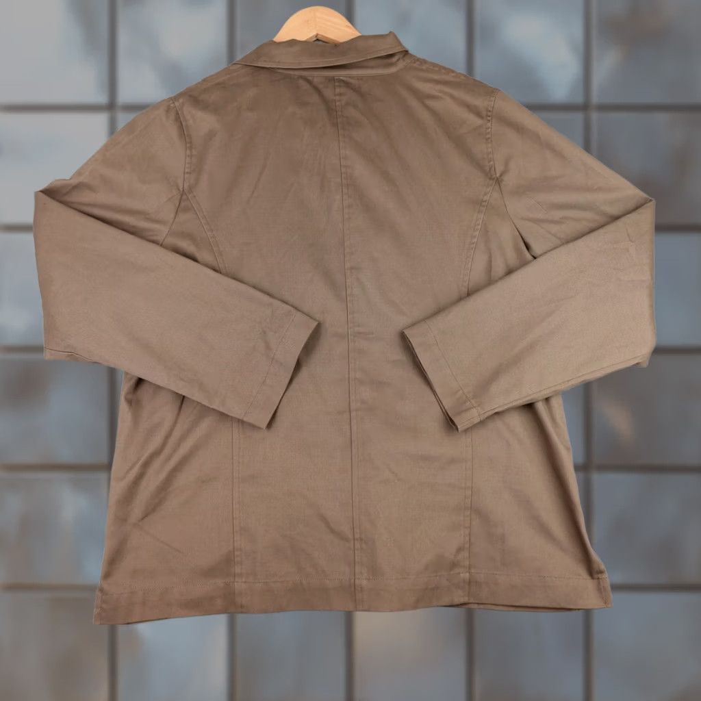 Vintage Appleseed's Womens Large Brown Button Up Blazer Jacket Pockets Preppy Size L / US 10 / IT 46 - 1 Thumbnail