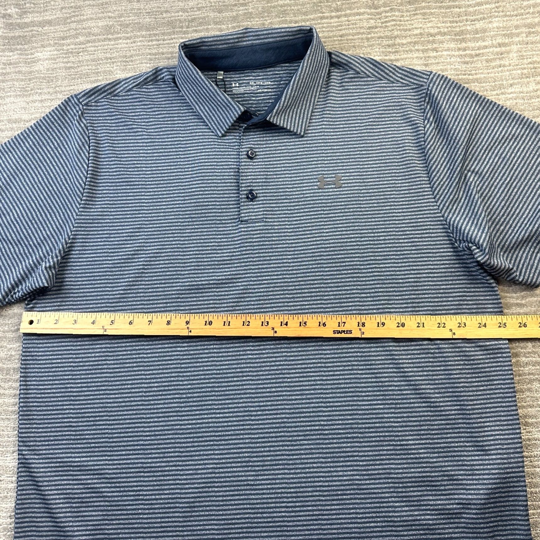 Under Armour Under Armour Polo Shirt Mens 2XL Blue Playoff Golf Stretch Shirt Mens 2XL Blue Logo Embroidered All Seasons Breathable Lightweight Stretch Size US XXL / EU 58 / 5 - 8 Thumbnail