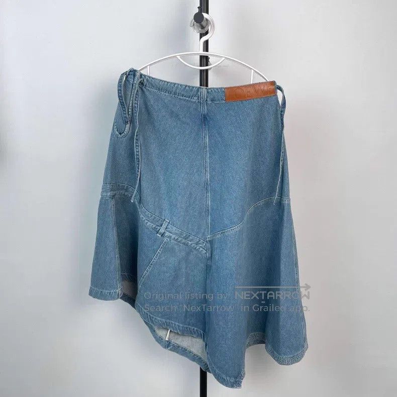 Loewe Loewe Denim Skirt Blue Size 26" / US 2 / IT 38 - 2 Thumbnail