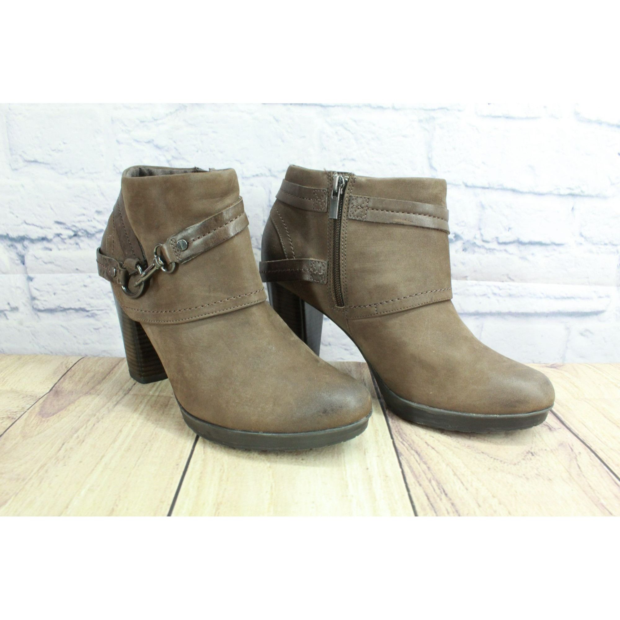 Clarks × Leather Clarks Indigo Lida Piper Women's Harness Boots Size US 9 / IT 39 - 3 Thumbnail