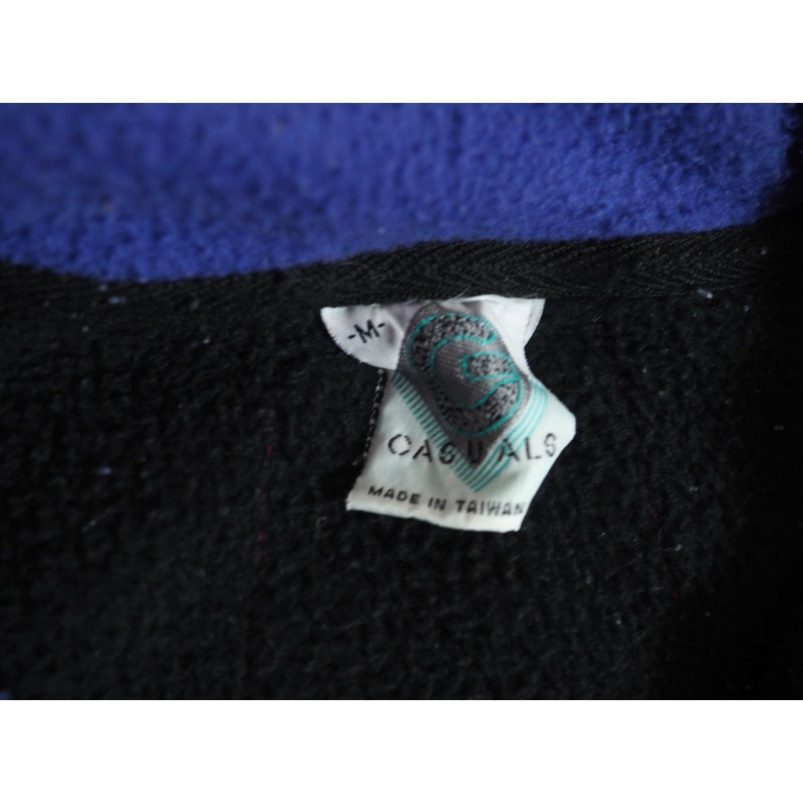 Pinko VTG 80s 90s Black Pink Purple Anorak 1/4 Zip Hiking Retro Fleece Jacket Mens M Size US M / EU 48-50 / 2 - 7 Thumbnail