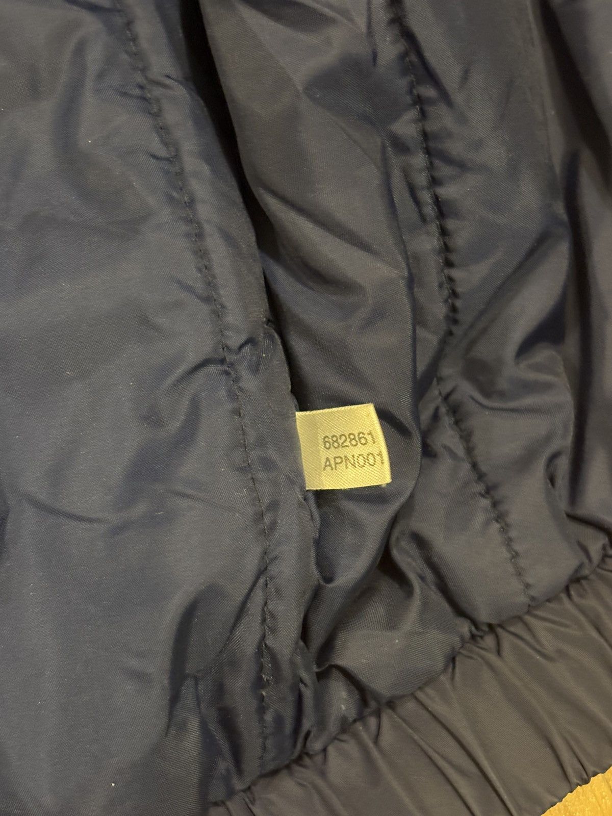 Adidas Vintage 90s Adidas Equipment Logo Puffer Jacket Navy Blue Size US S / EU 44-46 / 1 - 4 Thumbnail