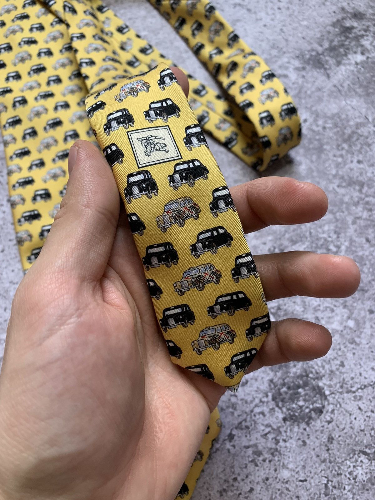 Burberry × Vintage RARE Burberry London Car Tie Size ONE SIZE - 3 Thumbnail