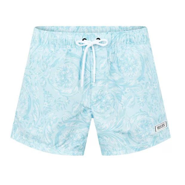 Versace o1g2r1mq0824 Barocco Swim Shorts in Light Blue Size US 38 / EU 54 - 1 Thumbnail
