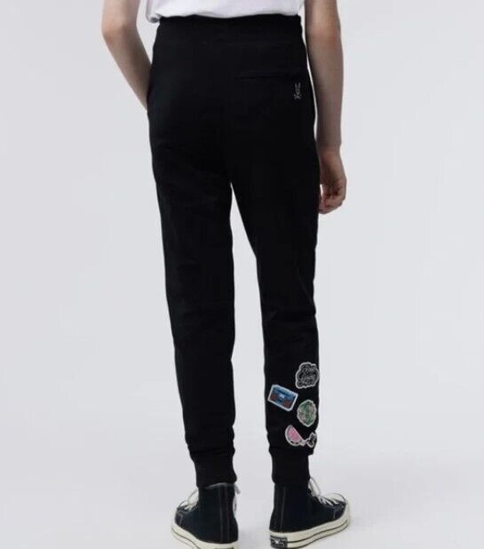 Psycho Bunny Psycho Bunny Jogger Sweatpants Patches Black ( 3XL ) Size US 44 / EU 60 - 2 Thumbnail