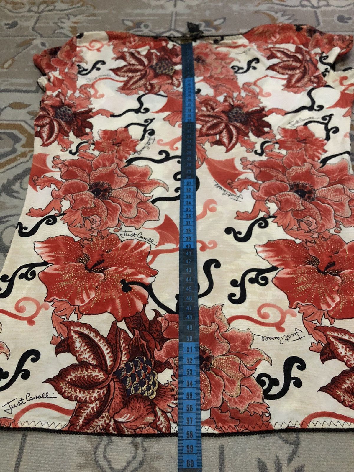 Just Cavalli Just Cavali Underwear Floral T-shirt Size L / US 10 / IT 46 - 12 Thumbnail