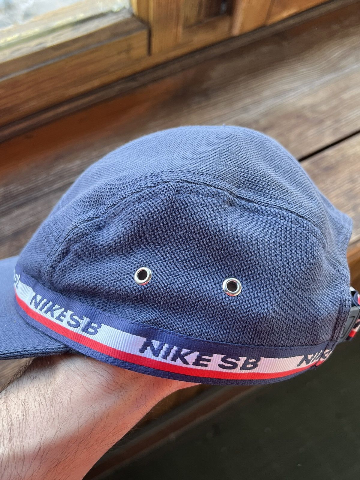 Nike SB Vintage Five panel Hat Nike distressed Y2K Cap Size ONE SIZE - 5 Thumbnail