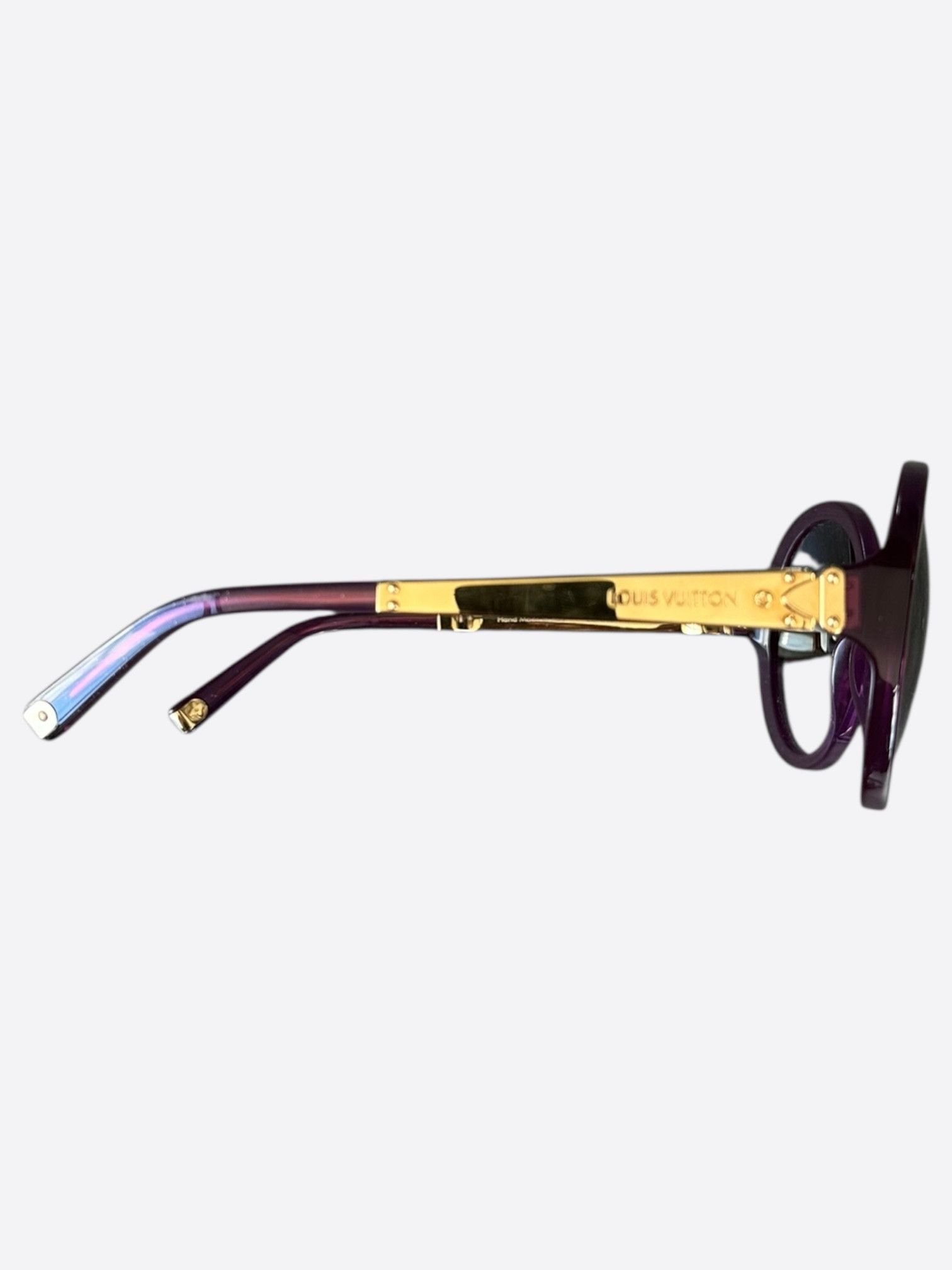 Louis Vuitton Louis Vuitton Purple Petit Soupcon Sunglasses Size ONE SIZE - 2 Thumbnail