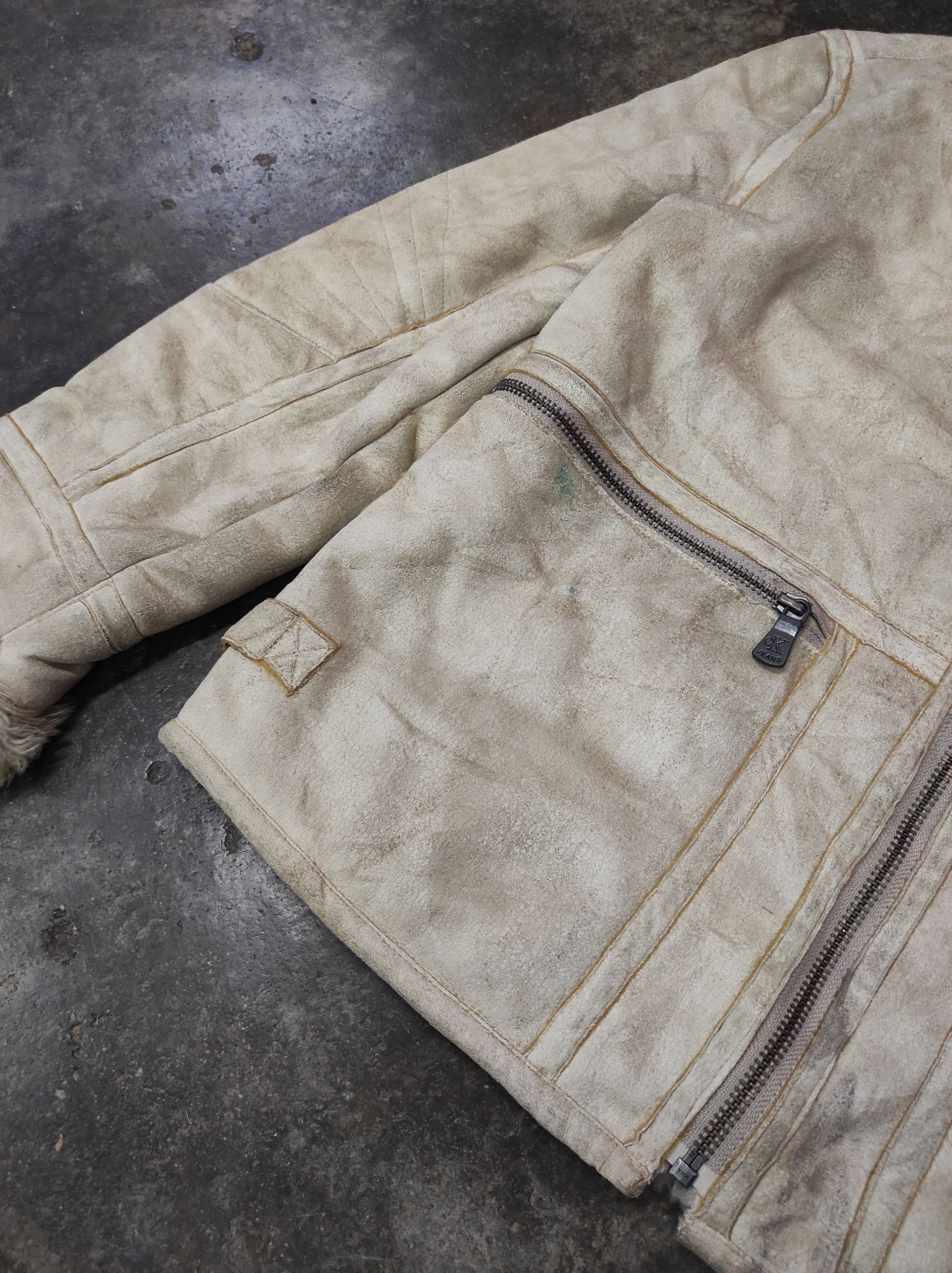 Calvin Klein CALVIN KLIEN JEANS SHERPA LINING B-3 JACKET Size M / US 6-8 / IT 42-44 - 6 Thumbnail