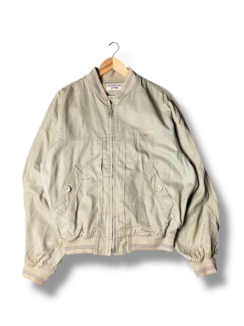 Japanese Brand Peyton Place 1987 Bomber Jacket for Men (140) Size US S / EU 44-46 / 1 - 1 Thumbnail