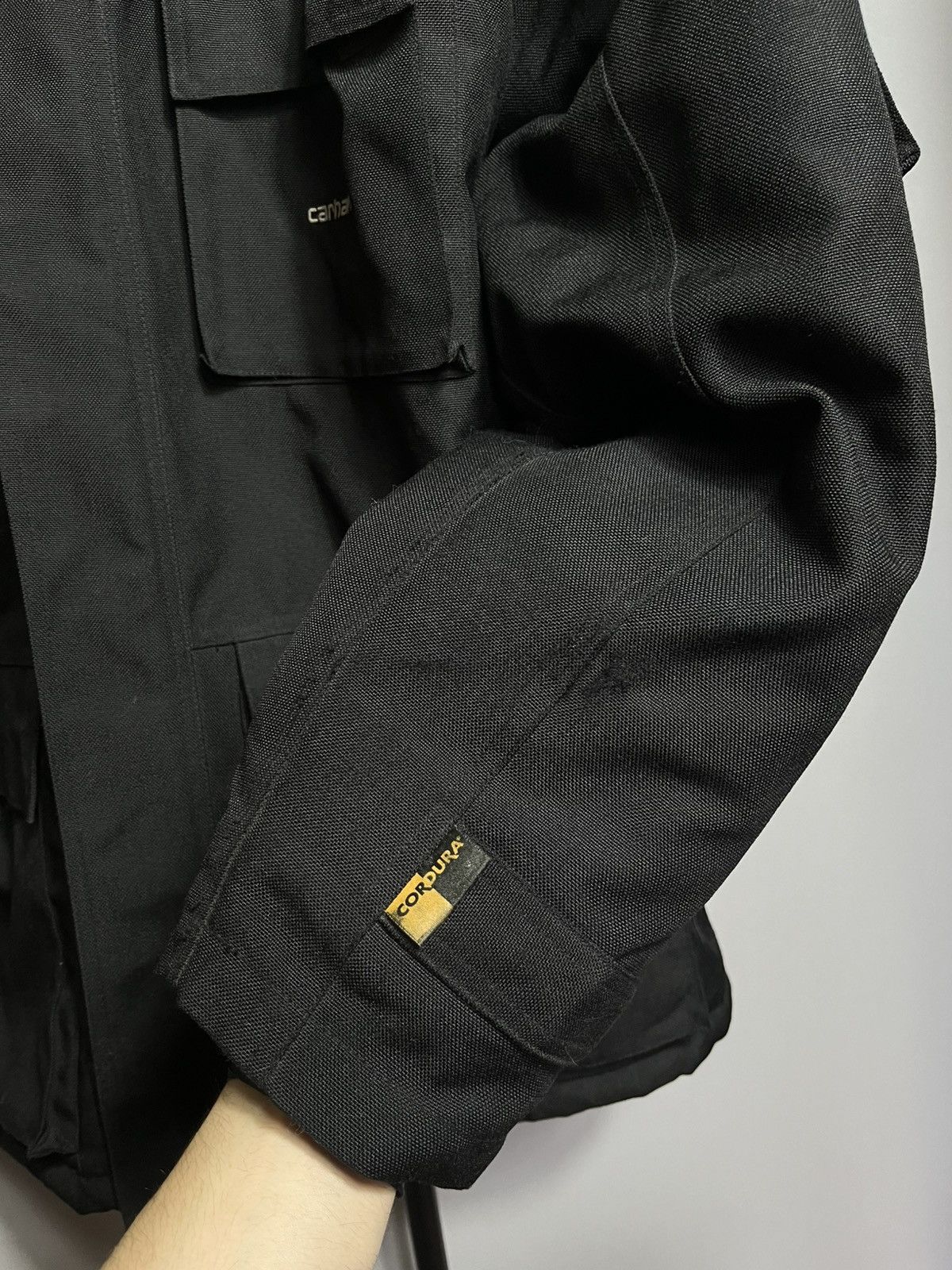 Carhartt Vintage Carhartt Cordura Cargo pockets parka jacket black Size US XL / EU 56 / 4 - 13 Thumbnail