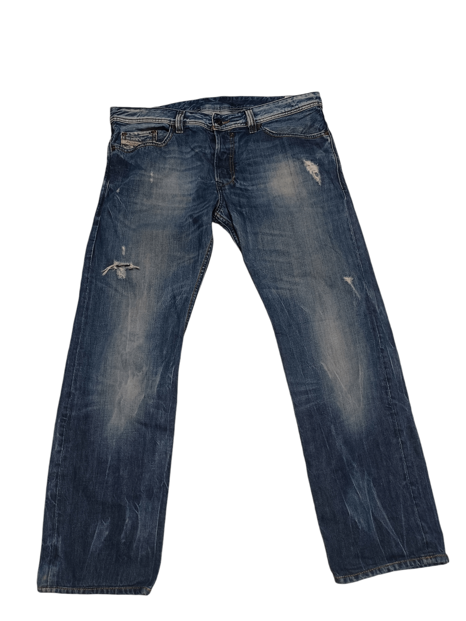 Diesel DIESEL SAFADO DISTRESSED JEANS DENIM W36 L34 AVANT GARDE Size US 36 / EU 52 - 1 Thumbnail