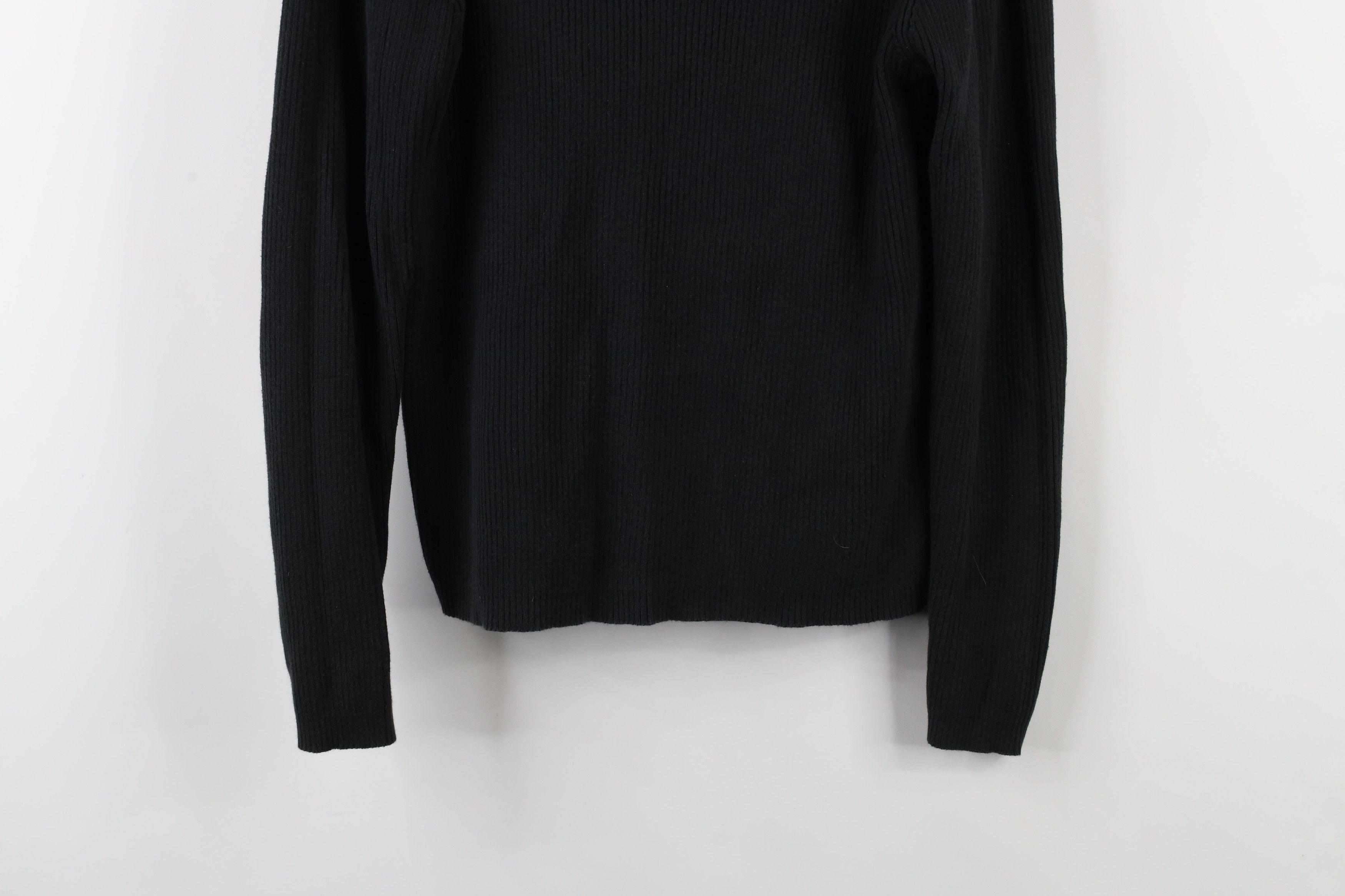 Gap × Vintage Vintage 90s Gap Blank Stretch Ribbed Knit Turtleneck Sweater Size M / US 6-8 / IT 42-44 - 3 Thumbnail