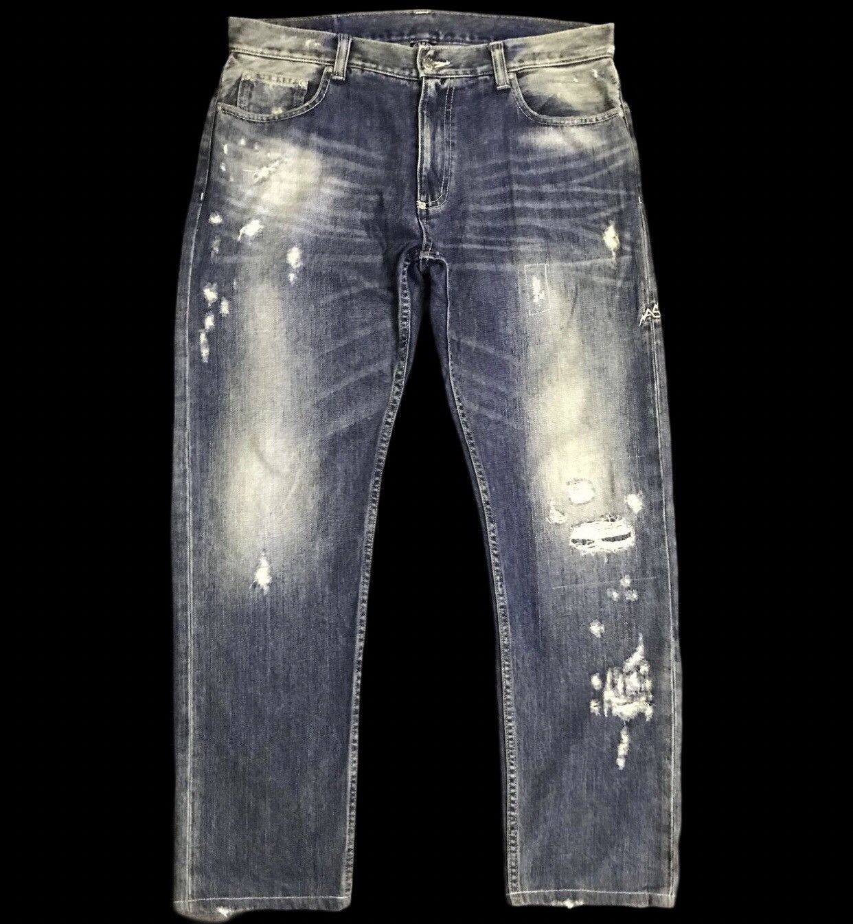 Japanese Brand D128 AND SUNS Japan Shot Distressed Jeans Size US 36 / EU 52 - 1 Thumbnail