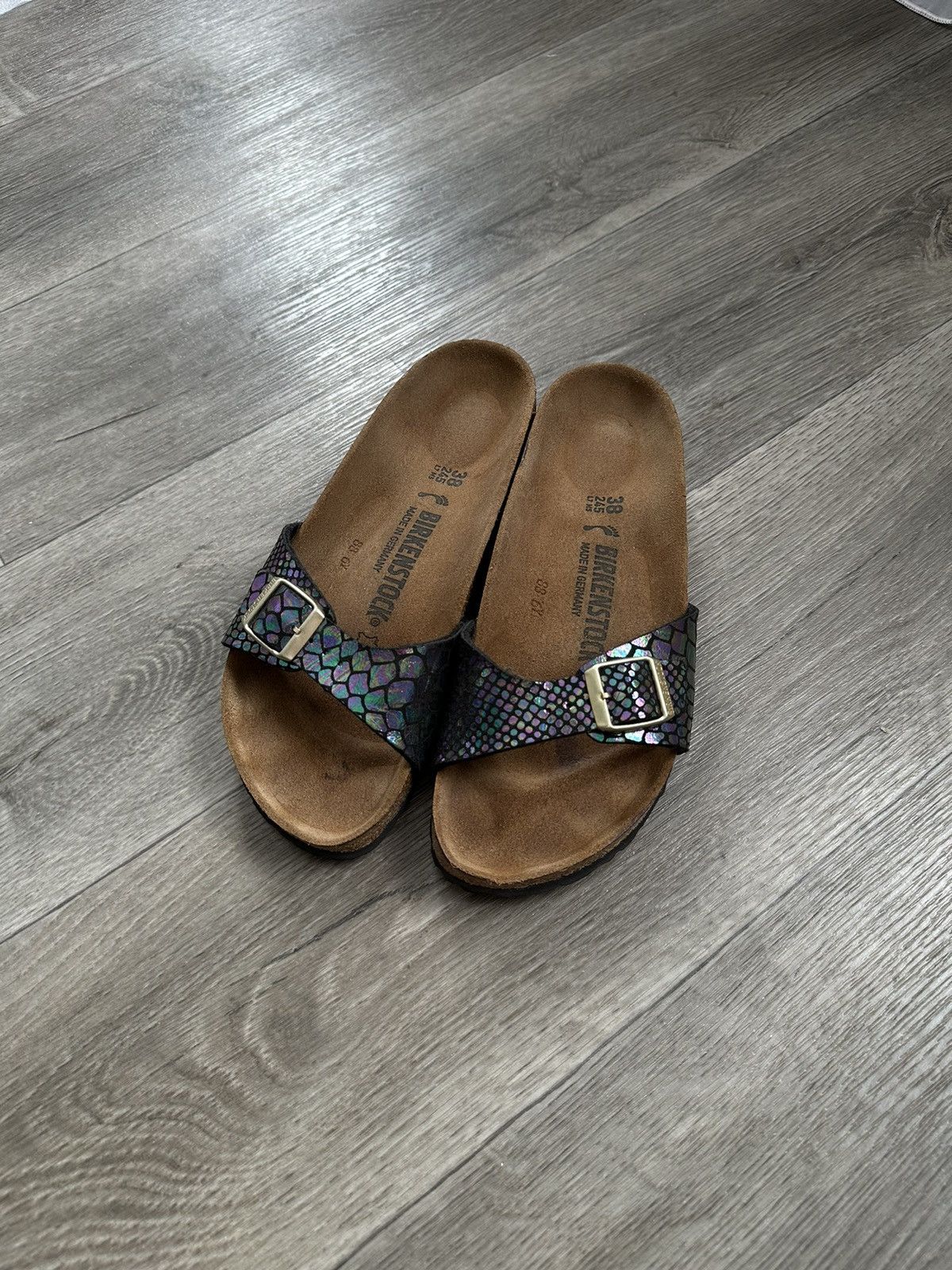 Birkenstock × Vintage 🫧Birkenstock Vintage Patent Leather Buckle Sandals Size US 8 / IT 38 - 2 Thumbnail