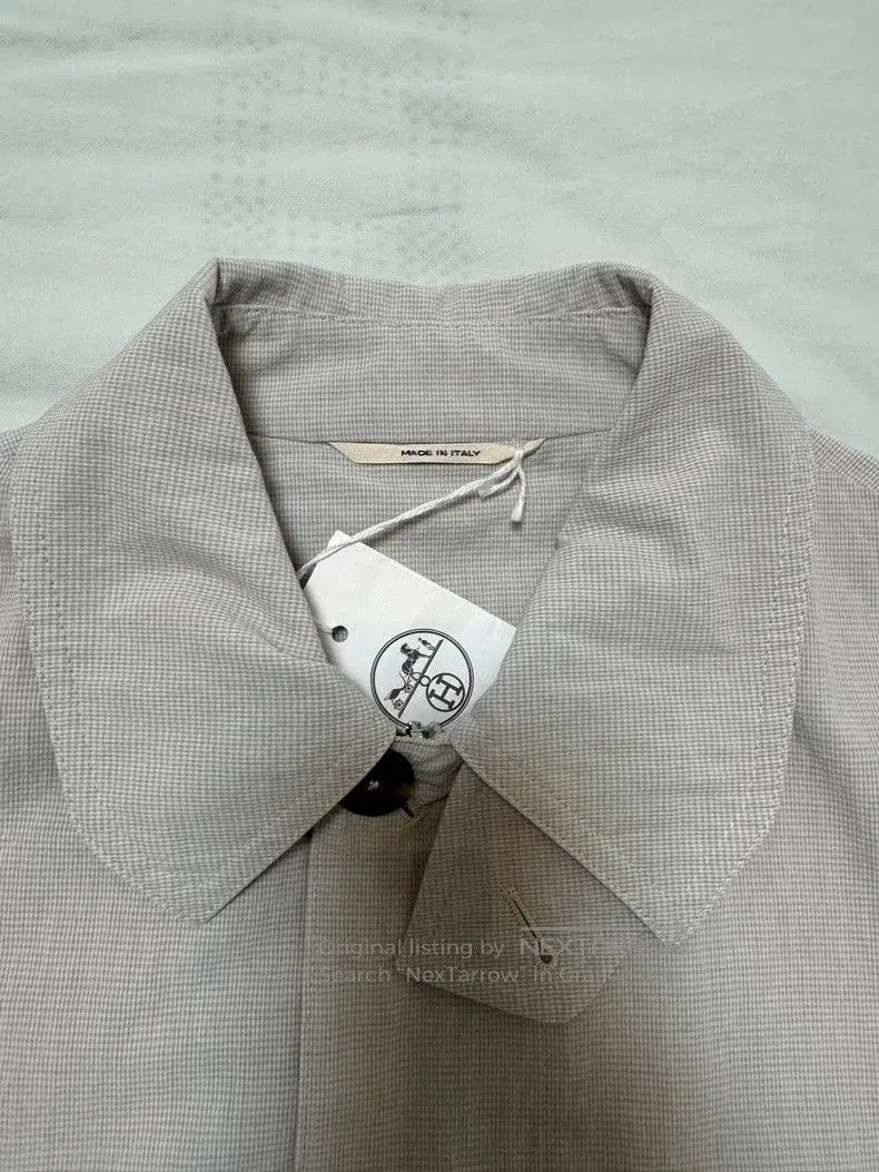 Hermes Hermes Short Sleeve Shirt Jacket. Size US L / EU 52-54 / 3 - 6 Thumbnail