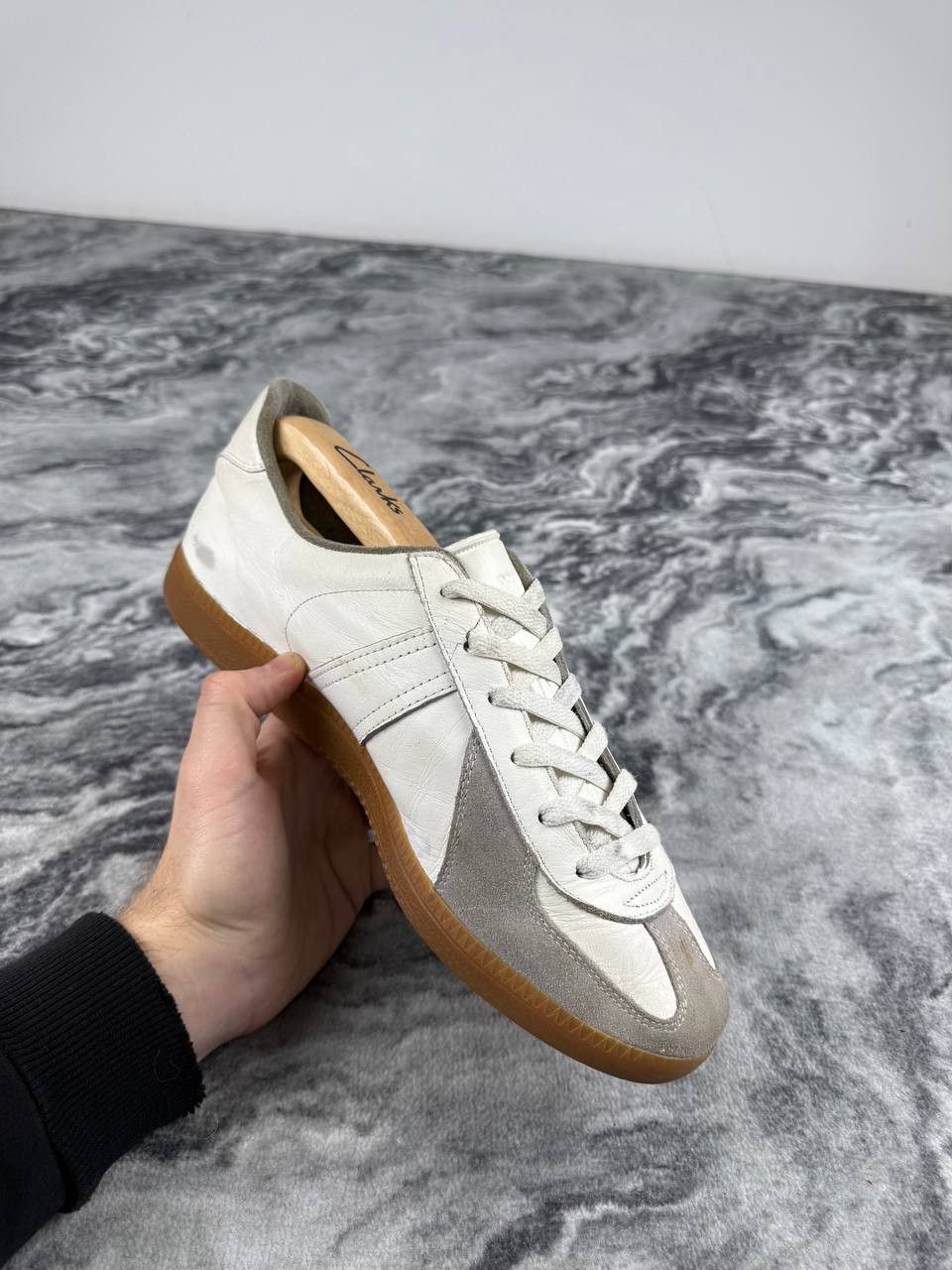 Vintage GAT BW Sport Army Trainer Bundeswehr Shoes Leather Sneakers Size US 9.5 / EU 42-43 - 13 Thumbnail