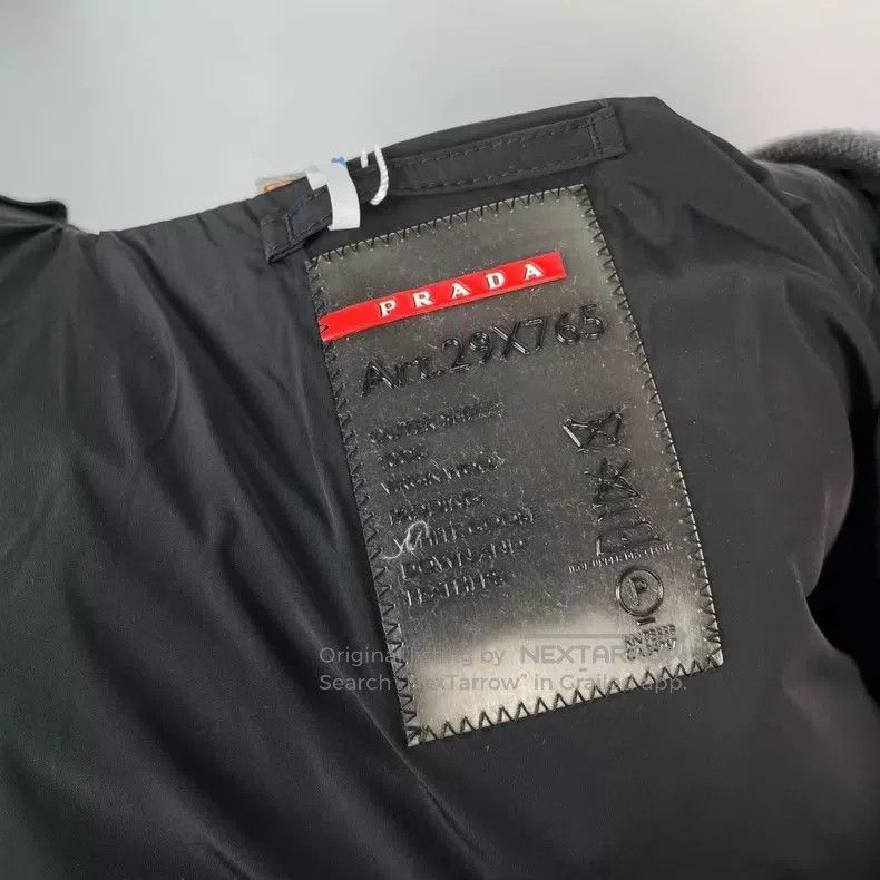Prada Prada Black and gray down jacket Size XS / US 0-2 / IT 36-38 - 5 Thumbnail