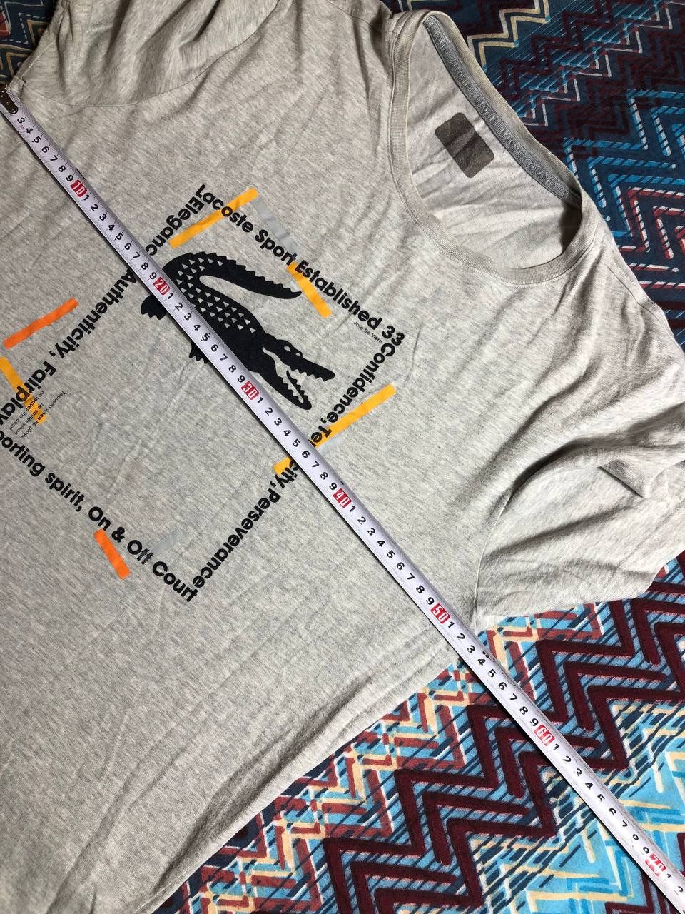 Lacoste Lacoste Big Logo Print Tee T-Shirt Size US L / EU 52-54 / 3 - 7 Thumbnail