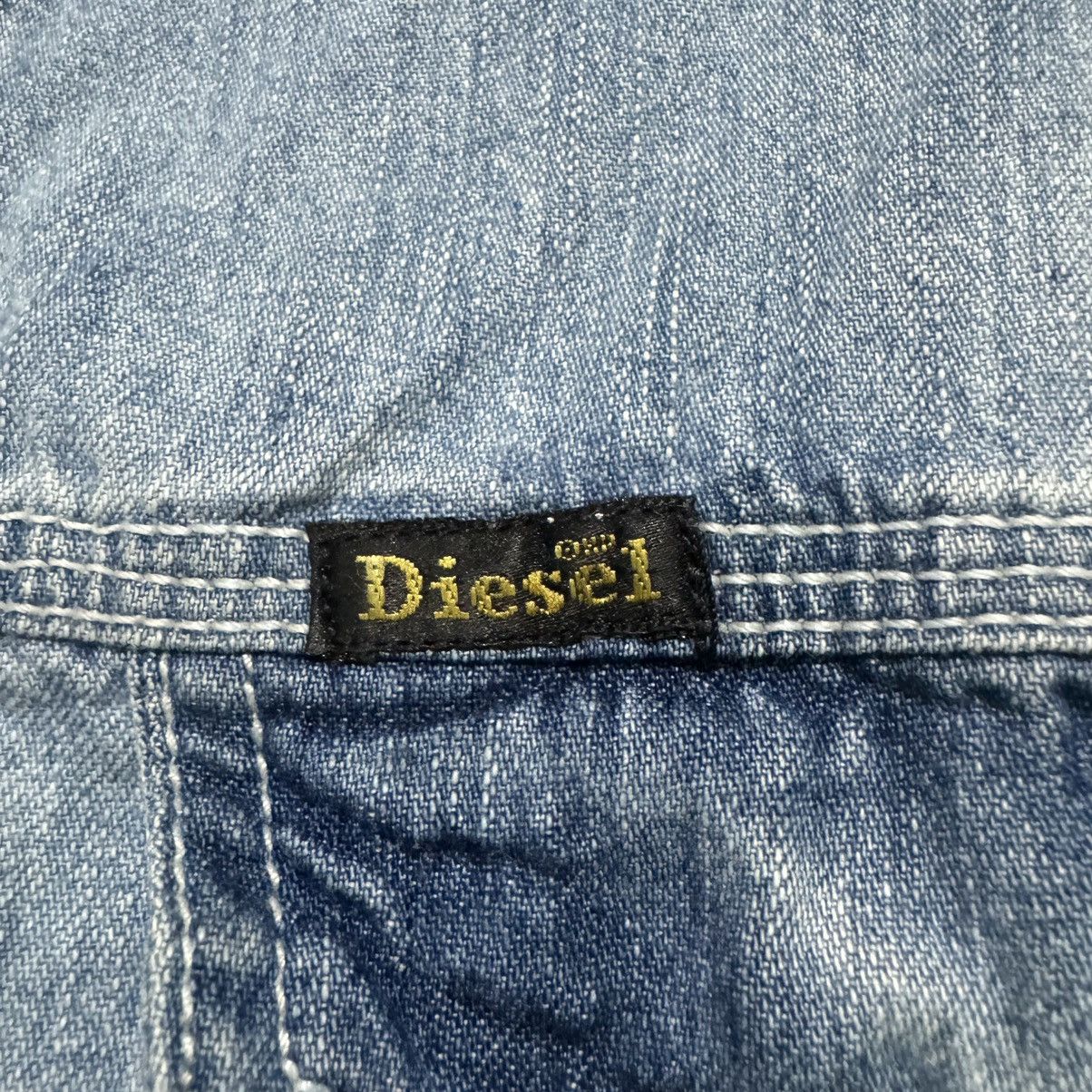Diesel Diesel Vintage 90’s Denim Shirt Light Blue Jeans Snap Button Size US XL / EU 56 / 4 - 3 Thumbnail