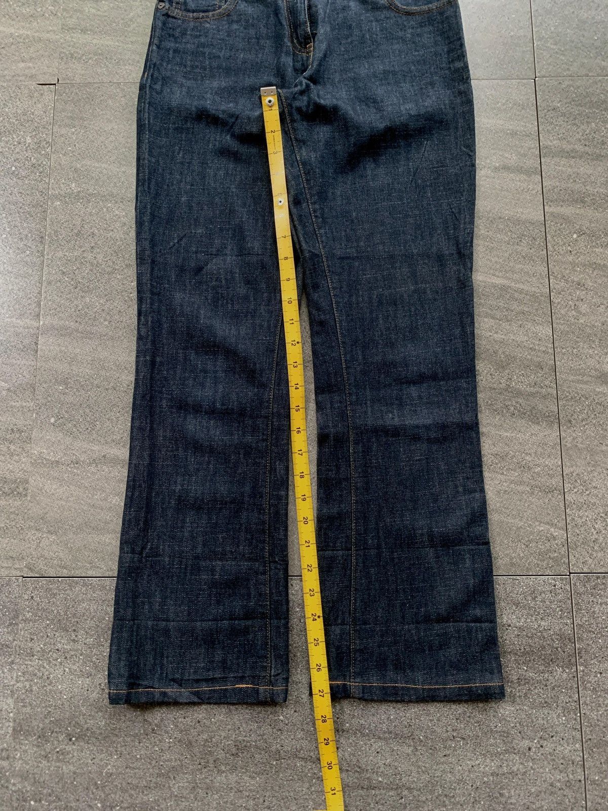 Miu Miu 2000s Flared Indigo Denim Jeans Size US 27 - 12 Thumbnail