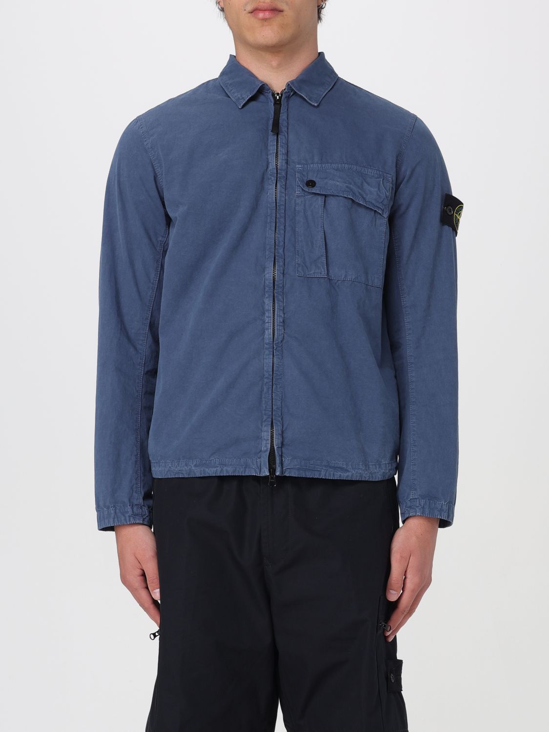 image of Stone Island Shirt Men Avion (Size Large)