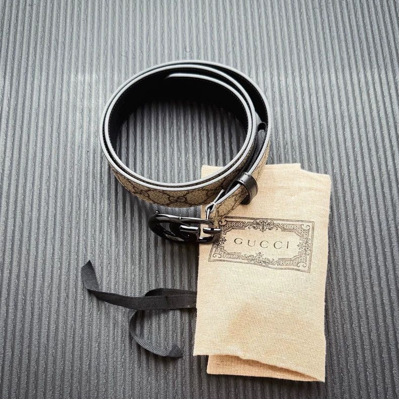 Gucci Gucci Size85 Full-printed small belt Size ONE SIZE - 9 Thumbnail
