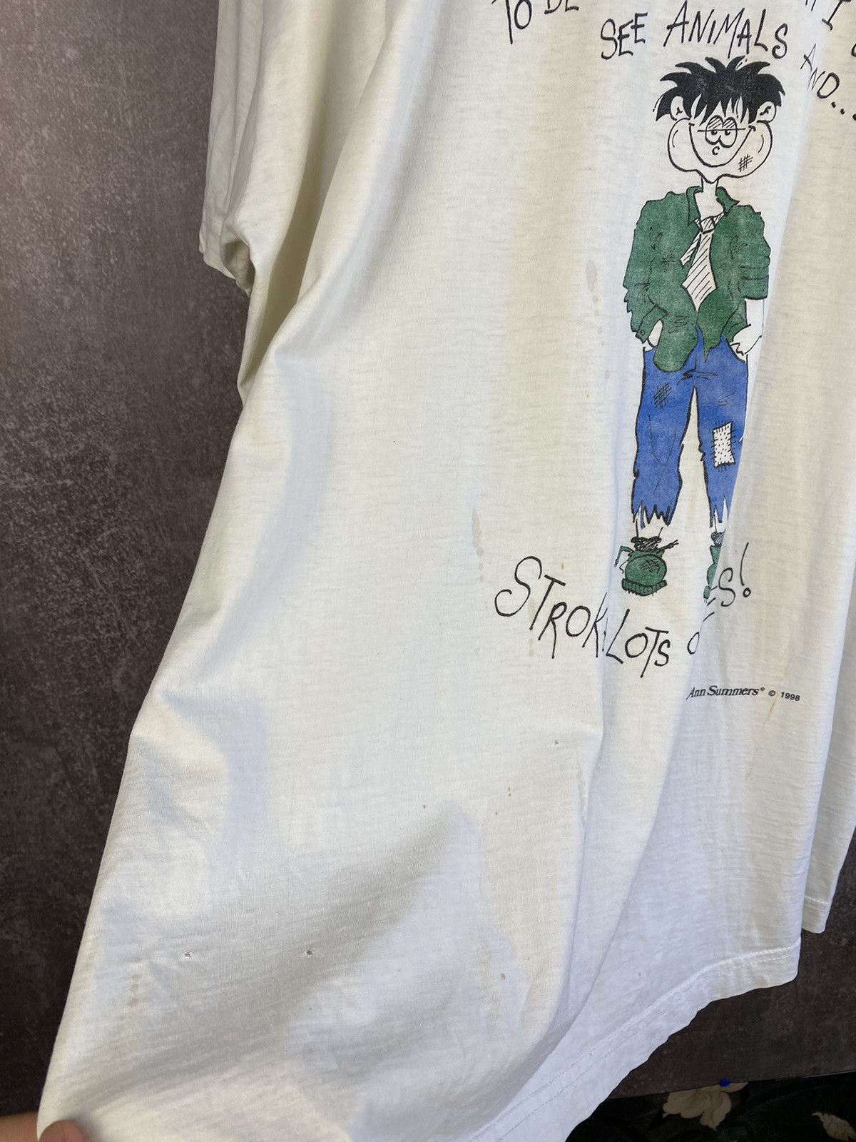 Delta × Vintage Vintage Y2K Gamer Humor Shirt Funny Sex Erotic Trash Faded Size US XL / EU 56 / 4 - 3 Thumbnail