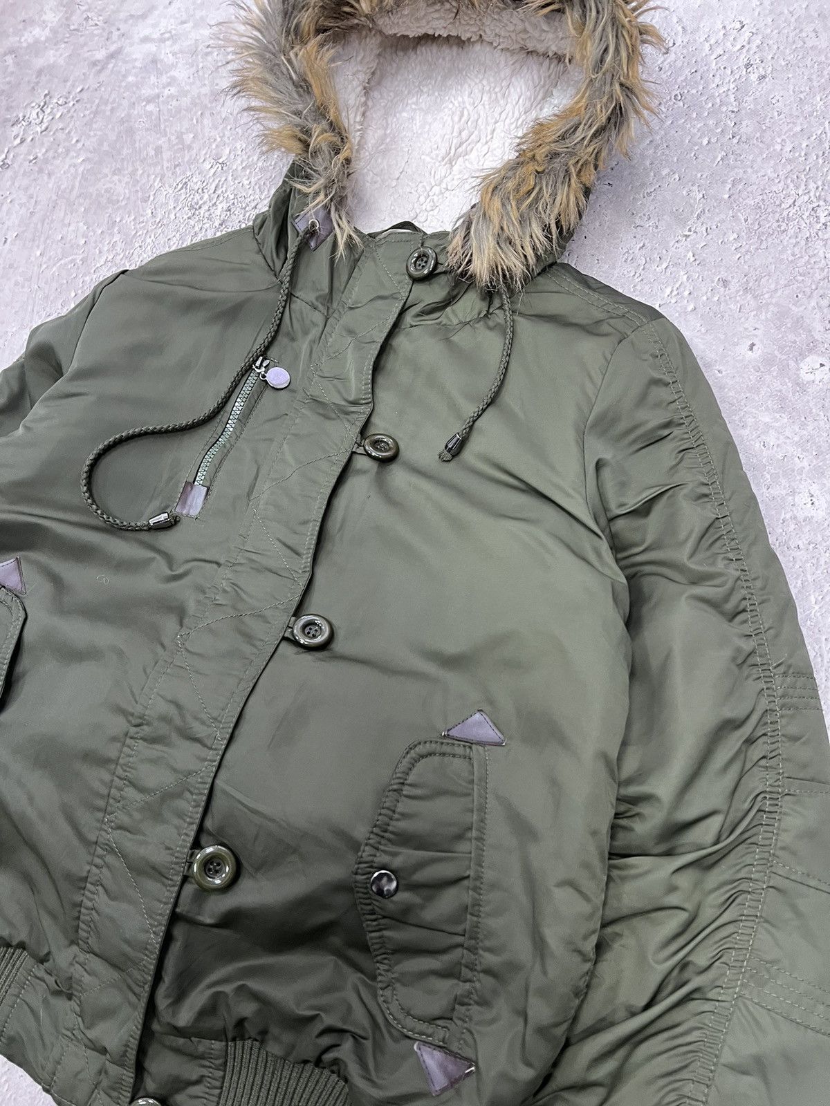 Hysteric Glamour × If Six Was Nine × Le Grande Bleu (L.G.B.) Japanese Punk Grunge Fur bomber STUDDED JACKET opium style Size US M / EU 48-50 / 2 - 9 Thumbnail