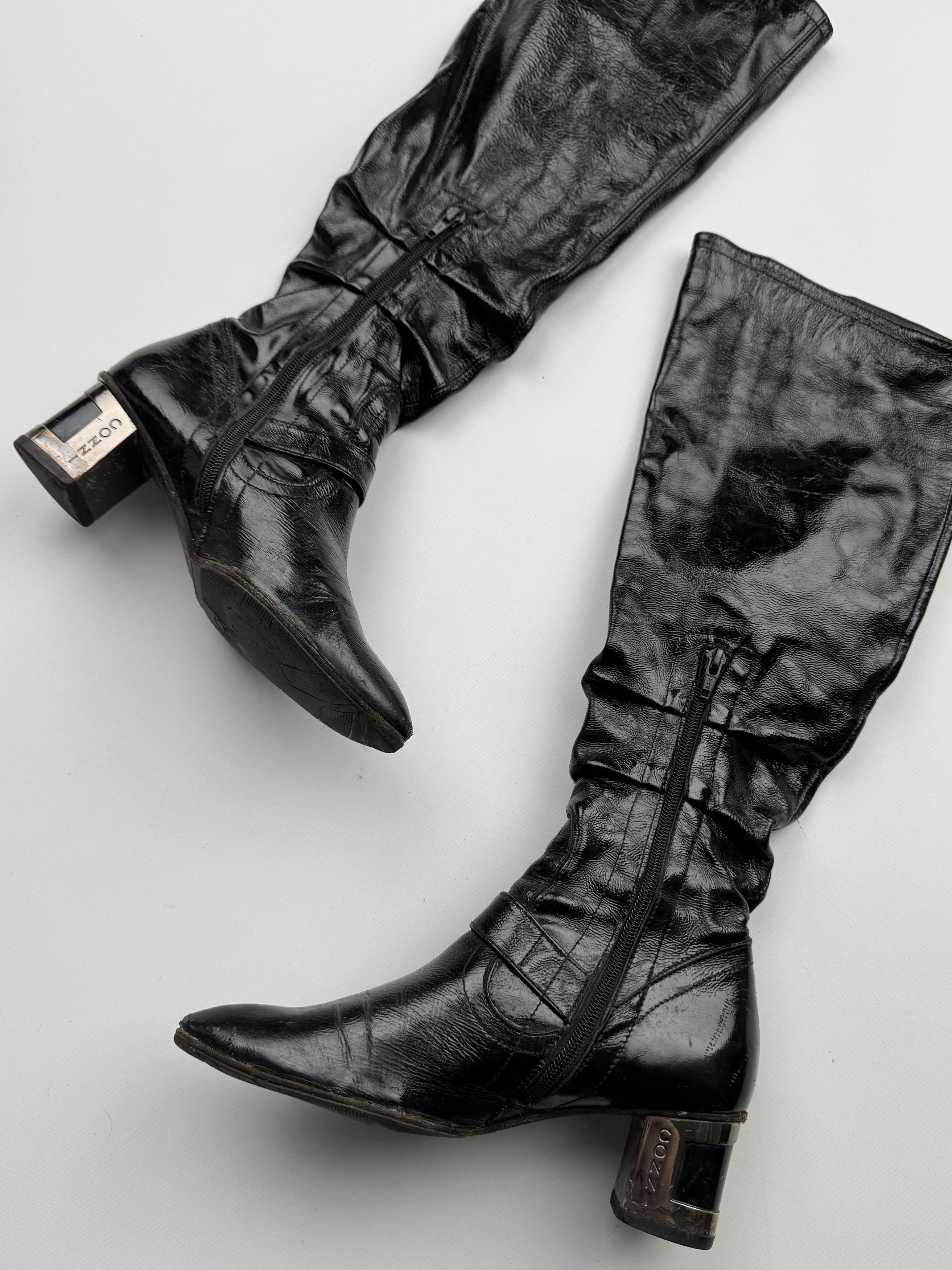Vintage Vintage Leather Boots With Straps B427(V532)E2 Size US 7 / IT 37 - 5 Thumbnail